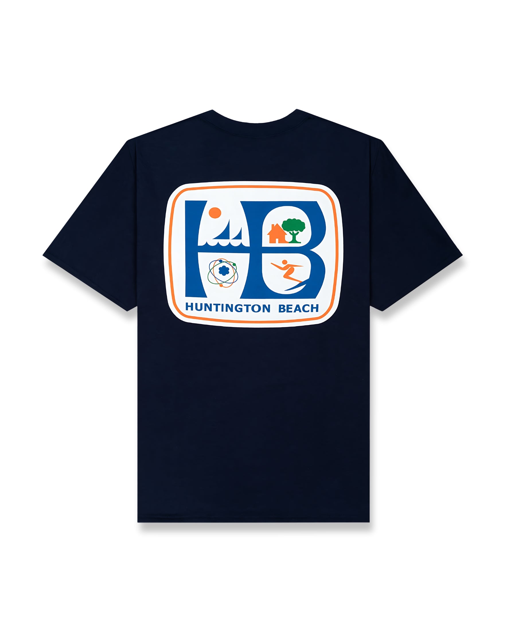 HB City Logo CF S/S Tee - Navy