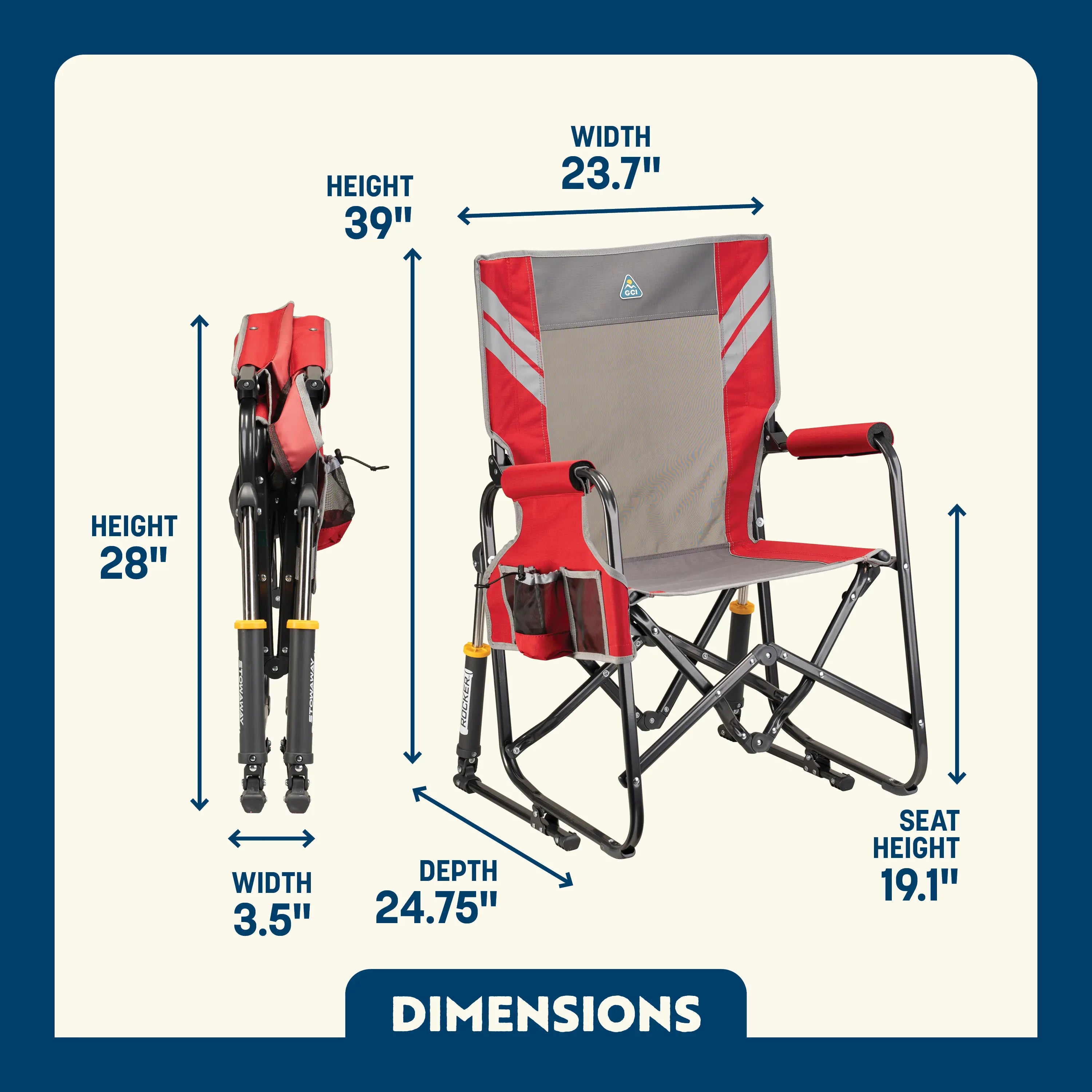 Stowaway Rocker™ Chair