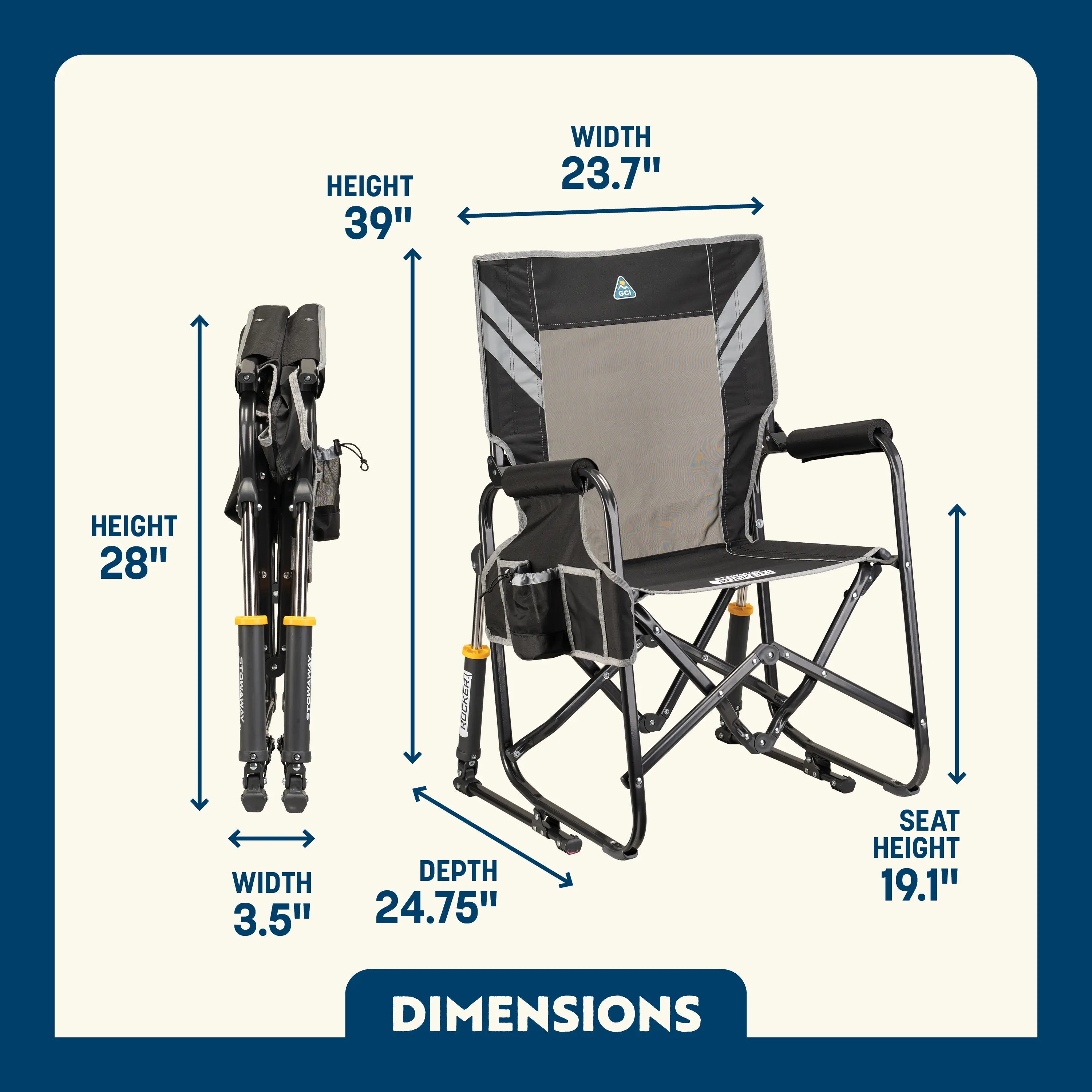 Stowaway Rocker™ Chair