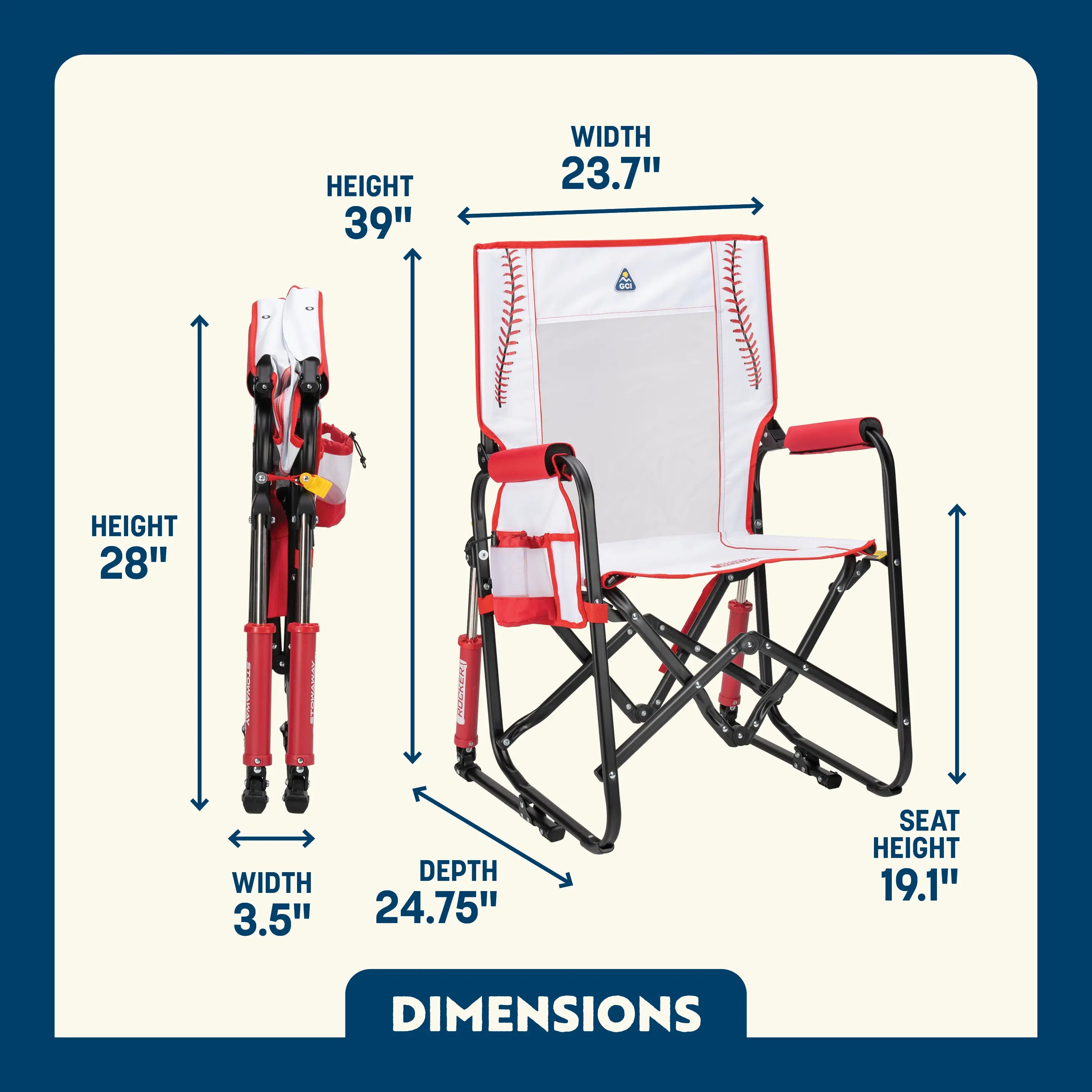 Stowaway Rocker™ Chair
