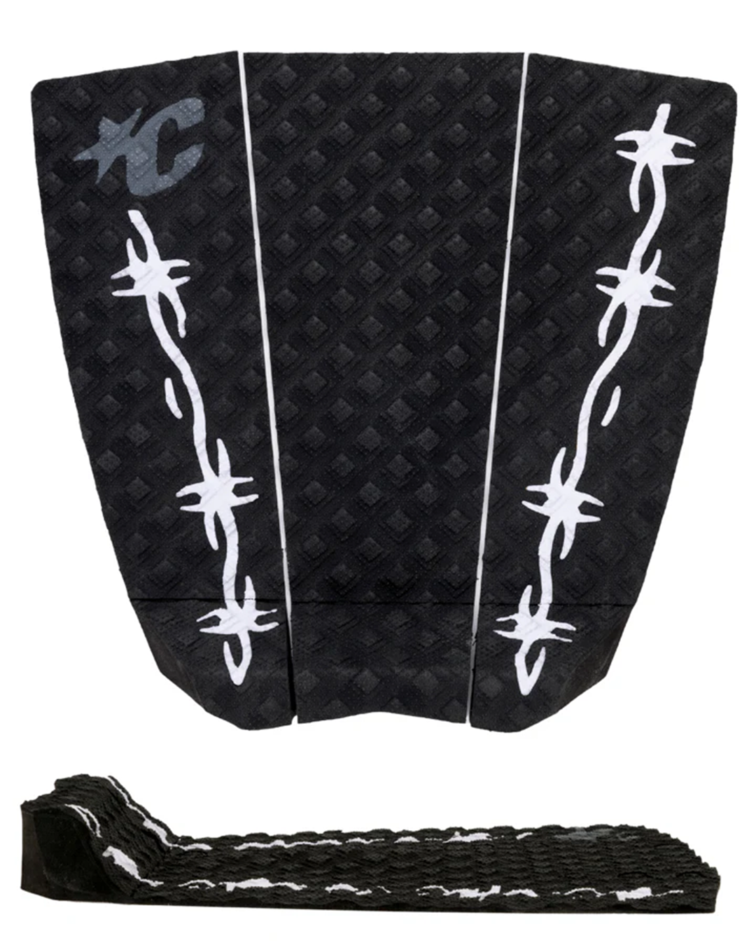 Jack Freestone Signature Traction Pad | Art Series- Black Barbed Wire