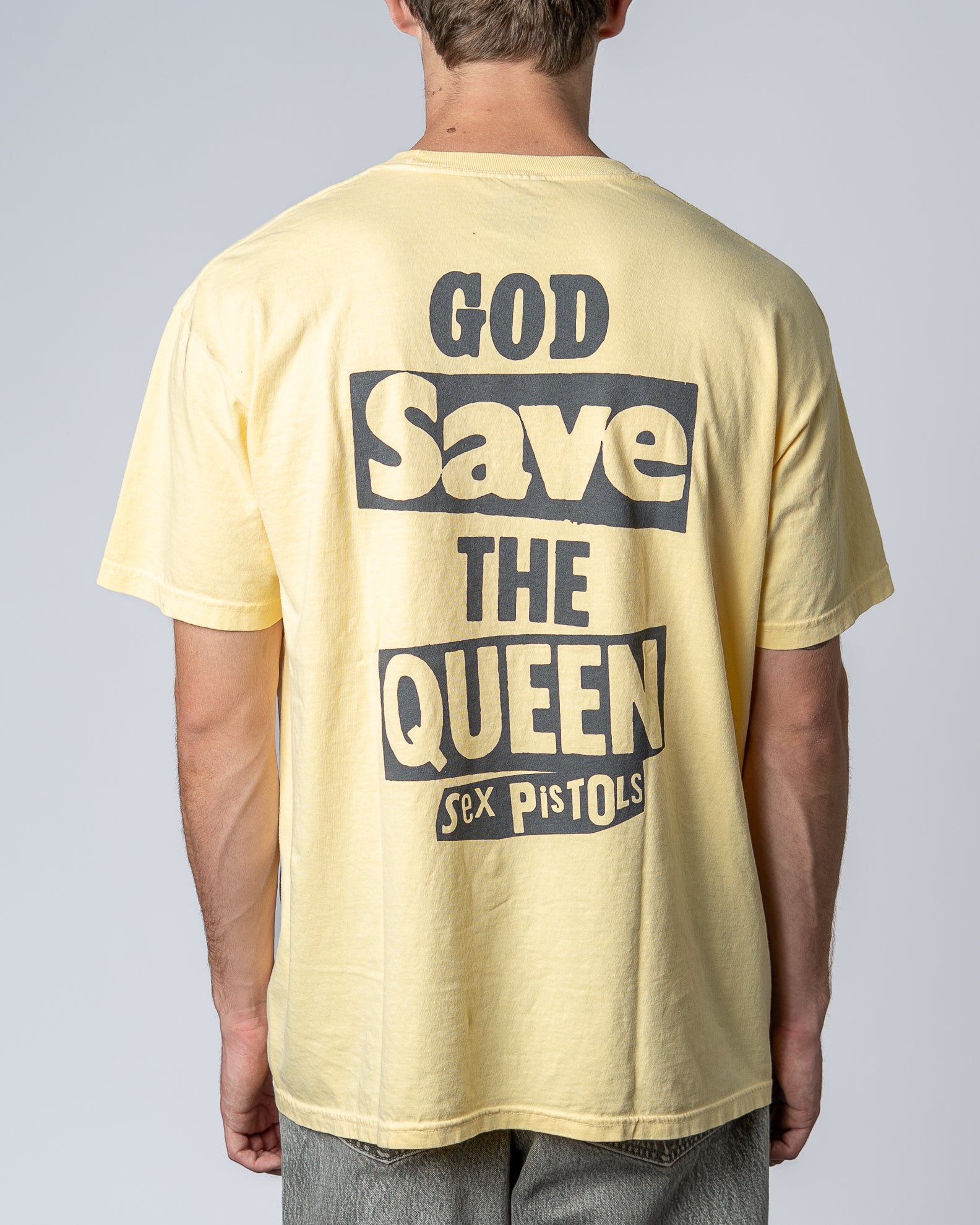 Sex Pistols God Save The Queen Heavyweight S/S Tee - Butter
