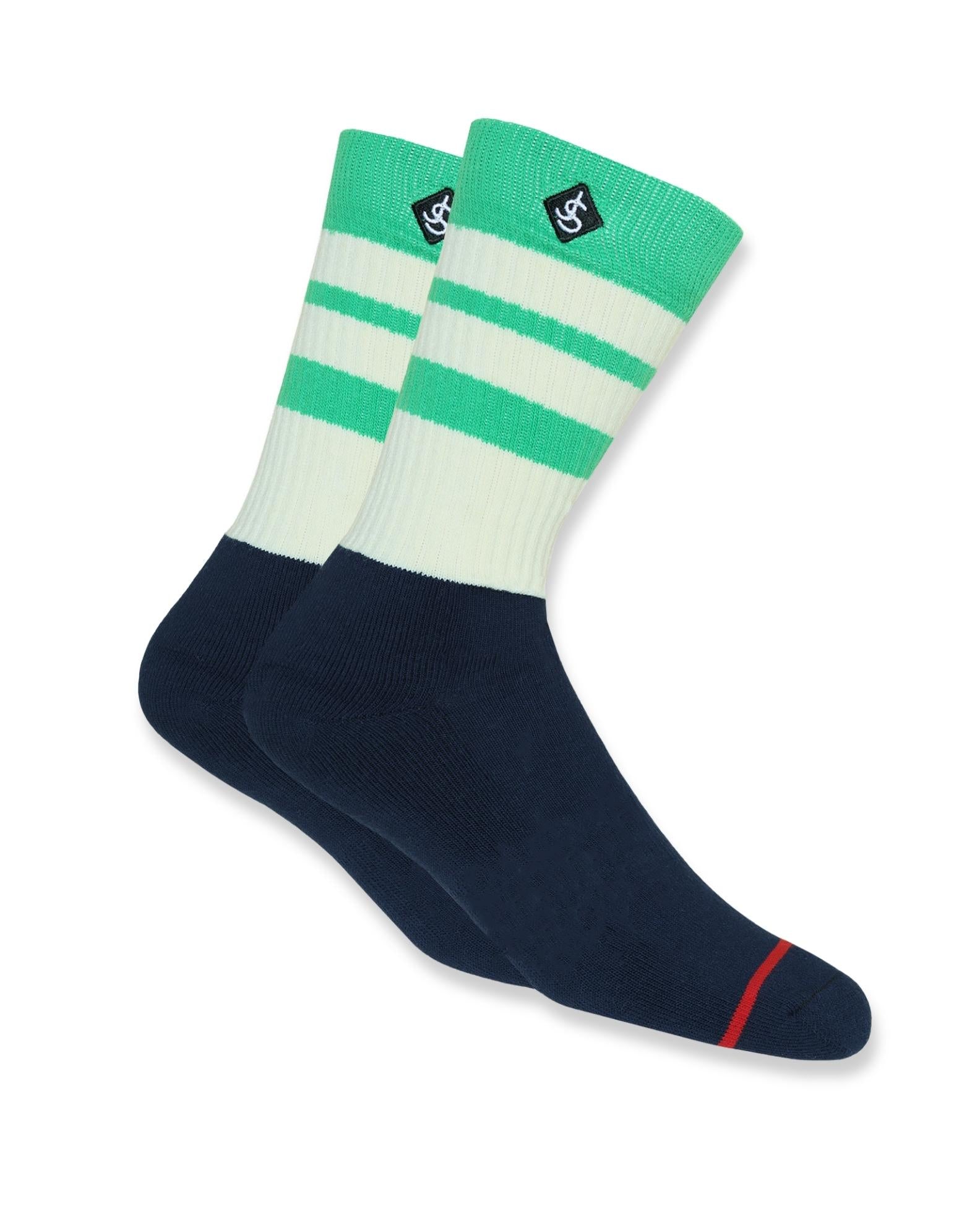 Jack's Men Socks - Green/Cream/Navy