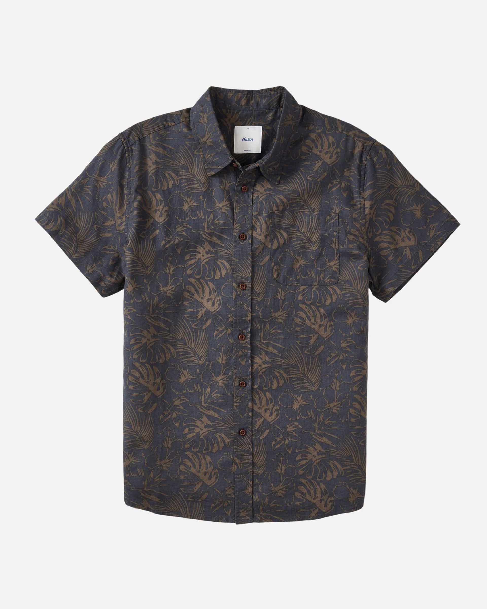 Katin Boys (8-16) Moco Short Sleeve Shirt - Black Wash