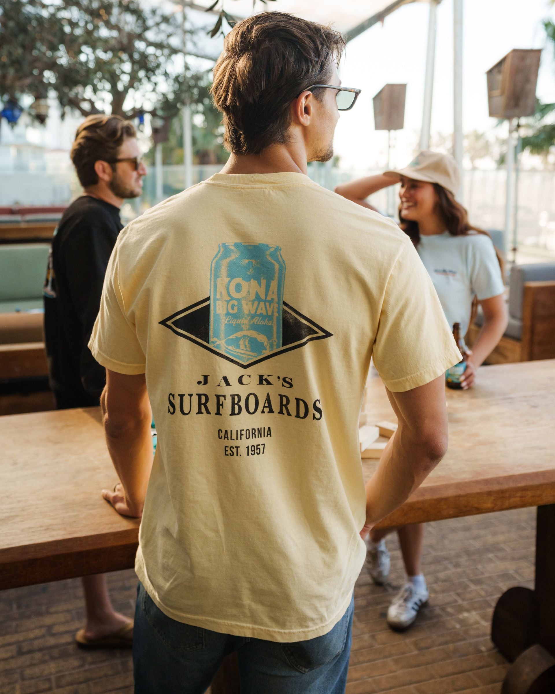 Kona x Jack's "Kona Big Can" S/S Tee - Butter