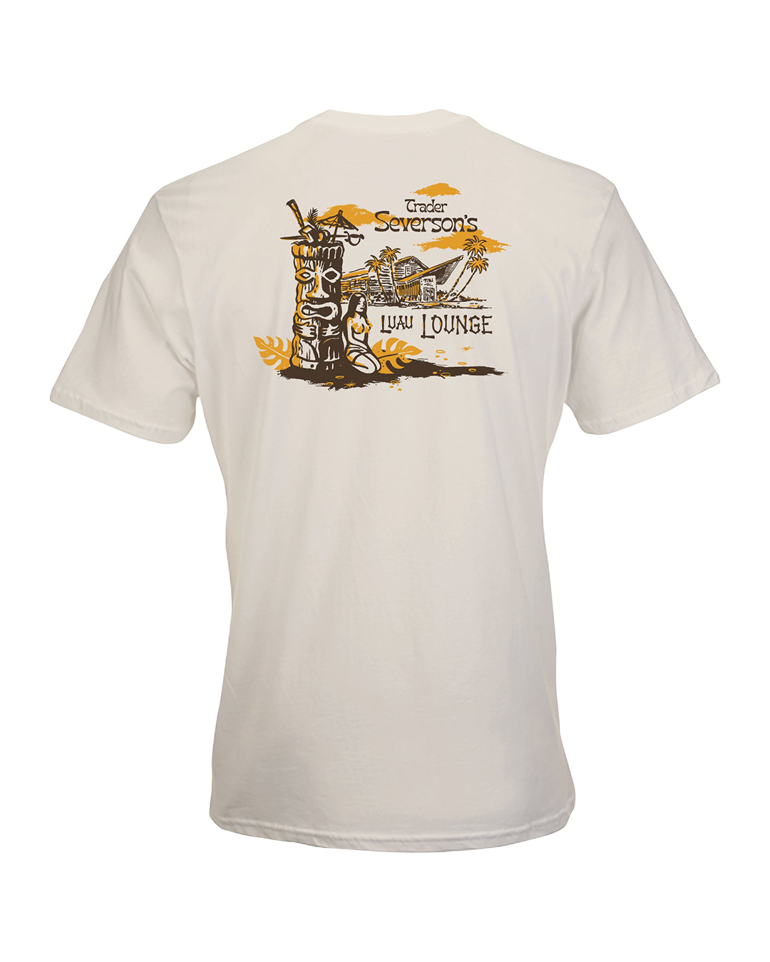 Severson Originals Luau Lounge Men's Short Sleeve T-Shirt- Vintage White