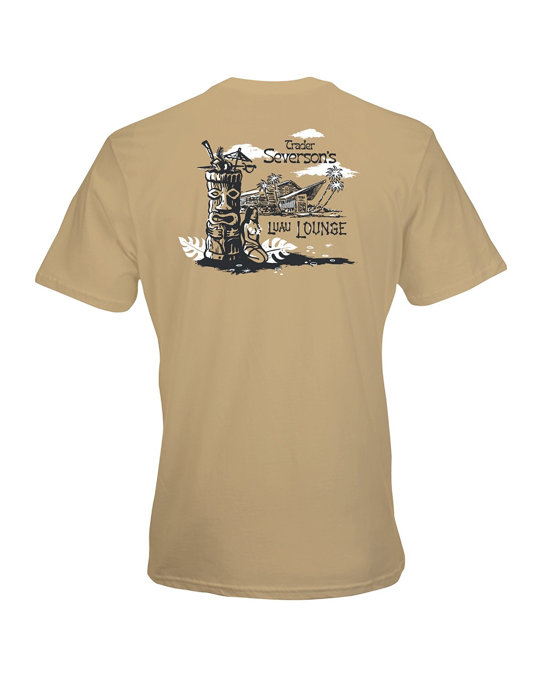 Severson Originals Luau Lounge Men's Short Sleeve T-Shirt- Sand