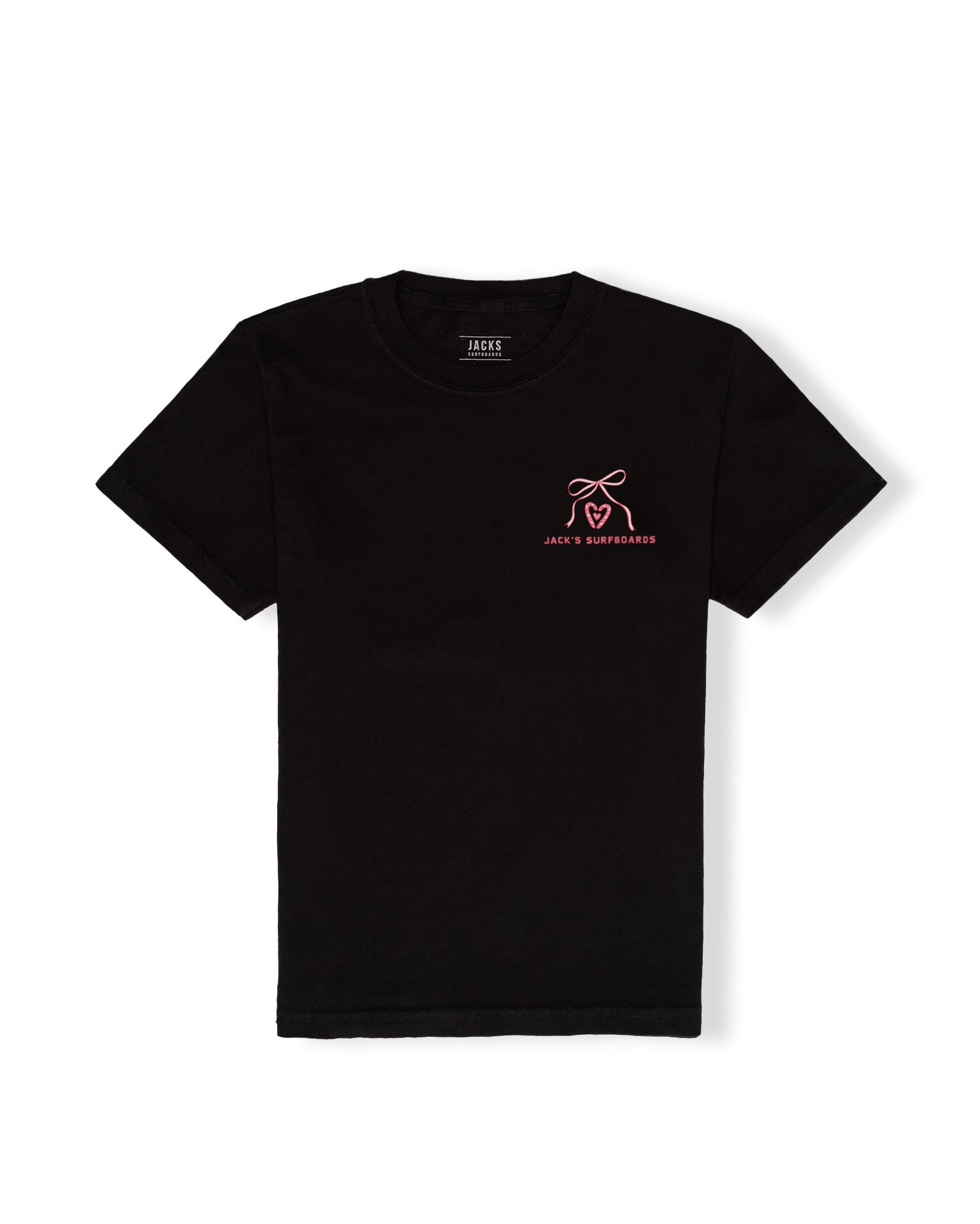 Limited (8-16) Girl's Xmas Bow HW PGMT S/S Tee - Pepper