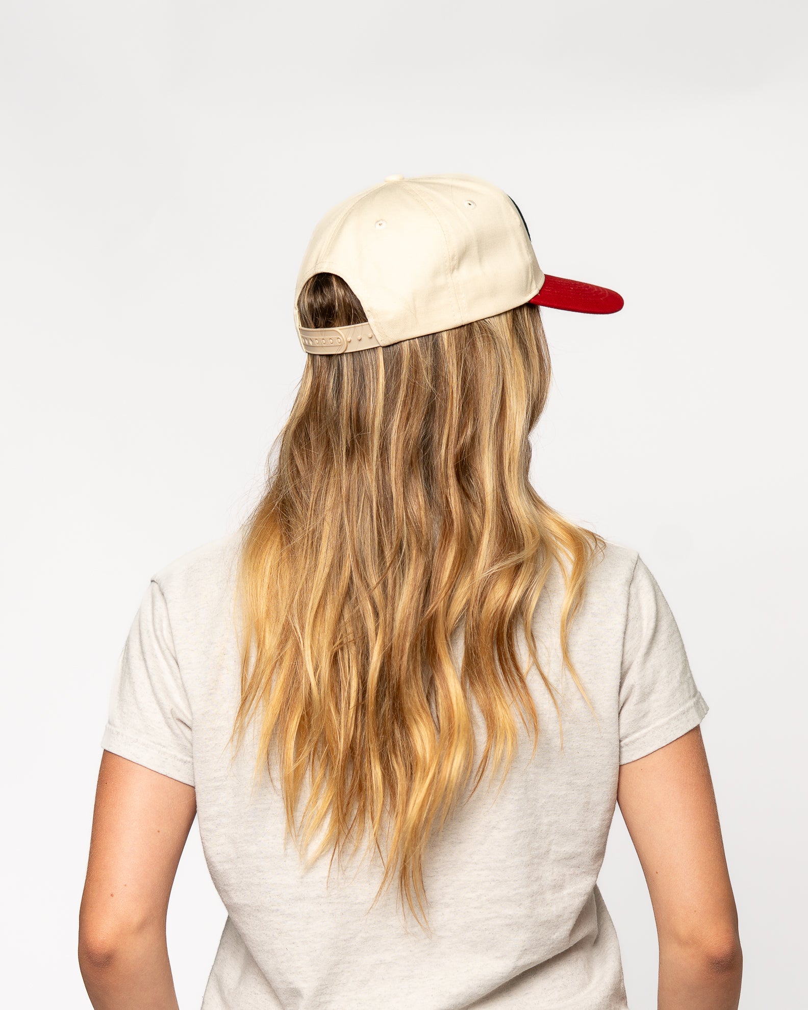 Lucky Rider Cap - Ivory/Brown Mutli