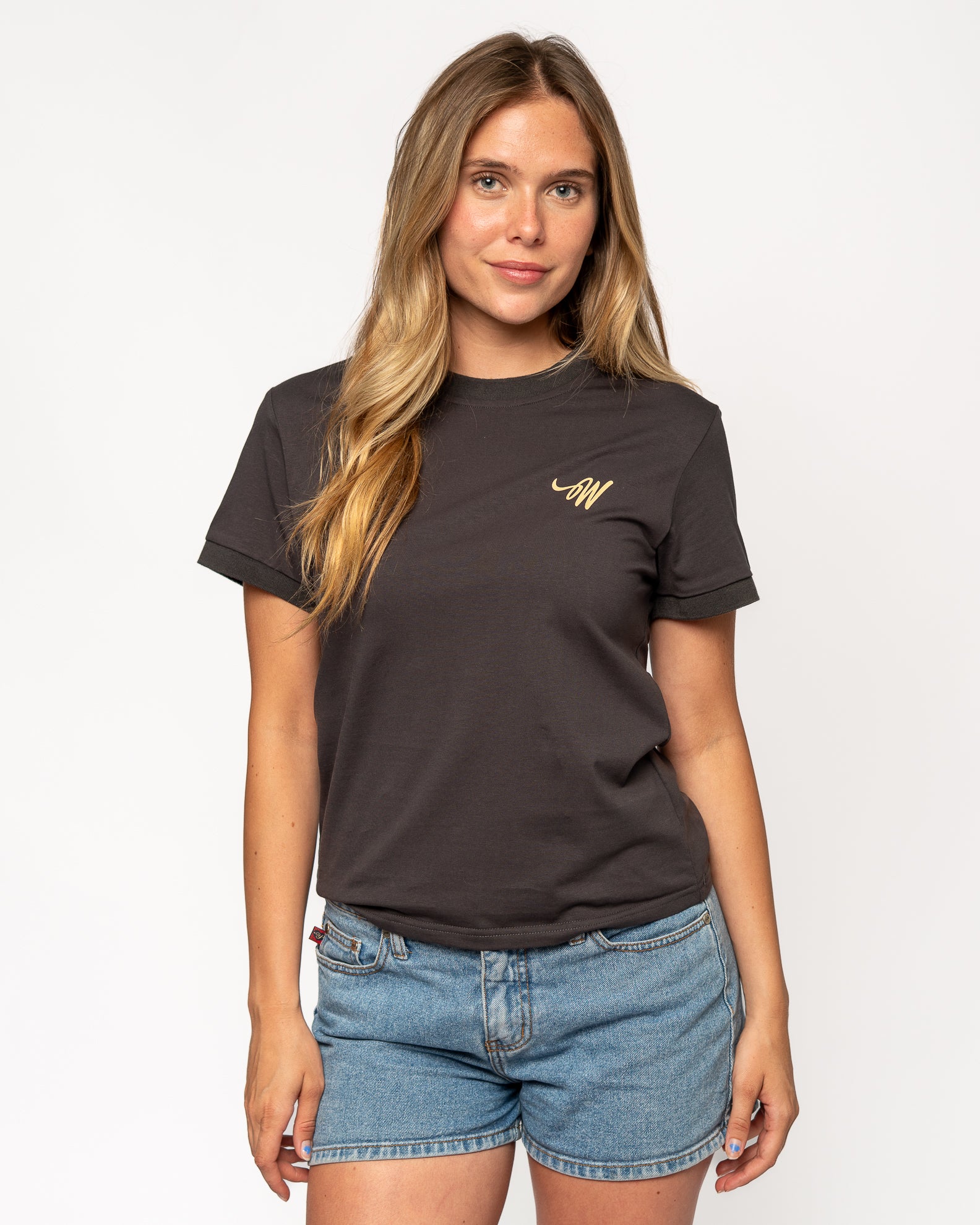 Wish Me Luck Women's Lucky Rider Baby Short Sleeve T-Shirt - Black