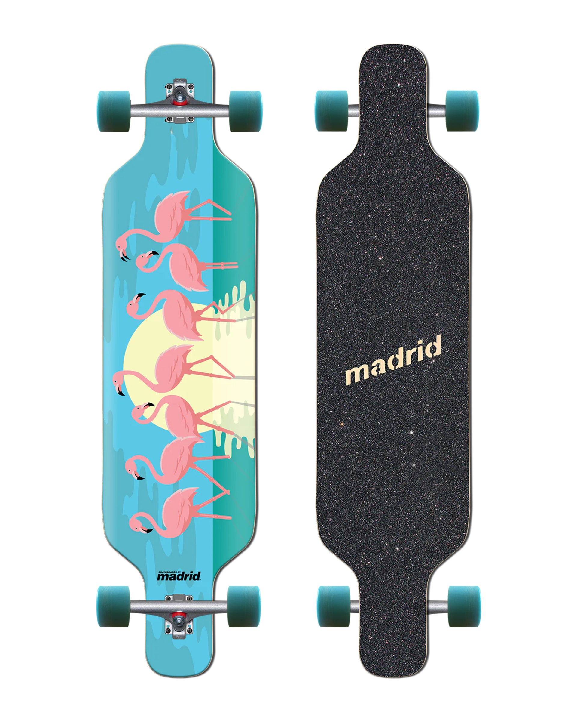 Madrid Skateboards Trance 40" Flamingos Longboard