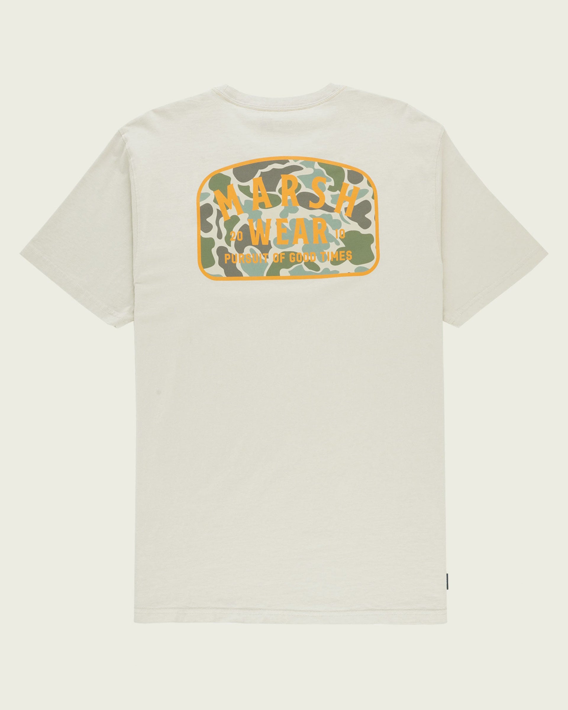 Marsh Wear Alton Camo Short Sleeve T-Shirt - Stone