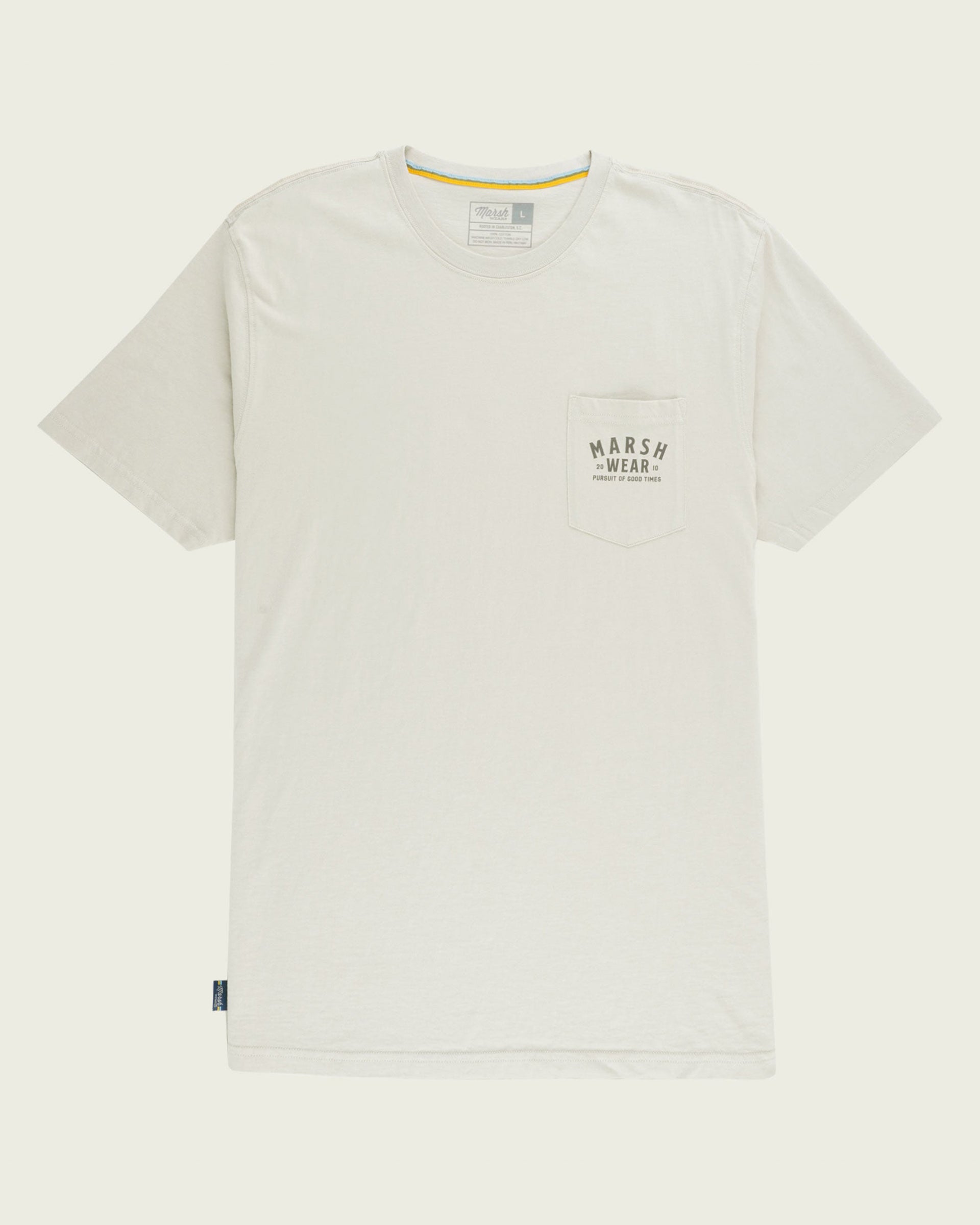 Marsh Wear Alton Camo Short Sleeve T-Shirt - Stone