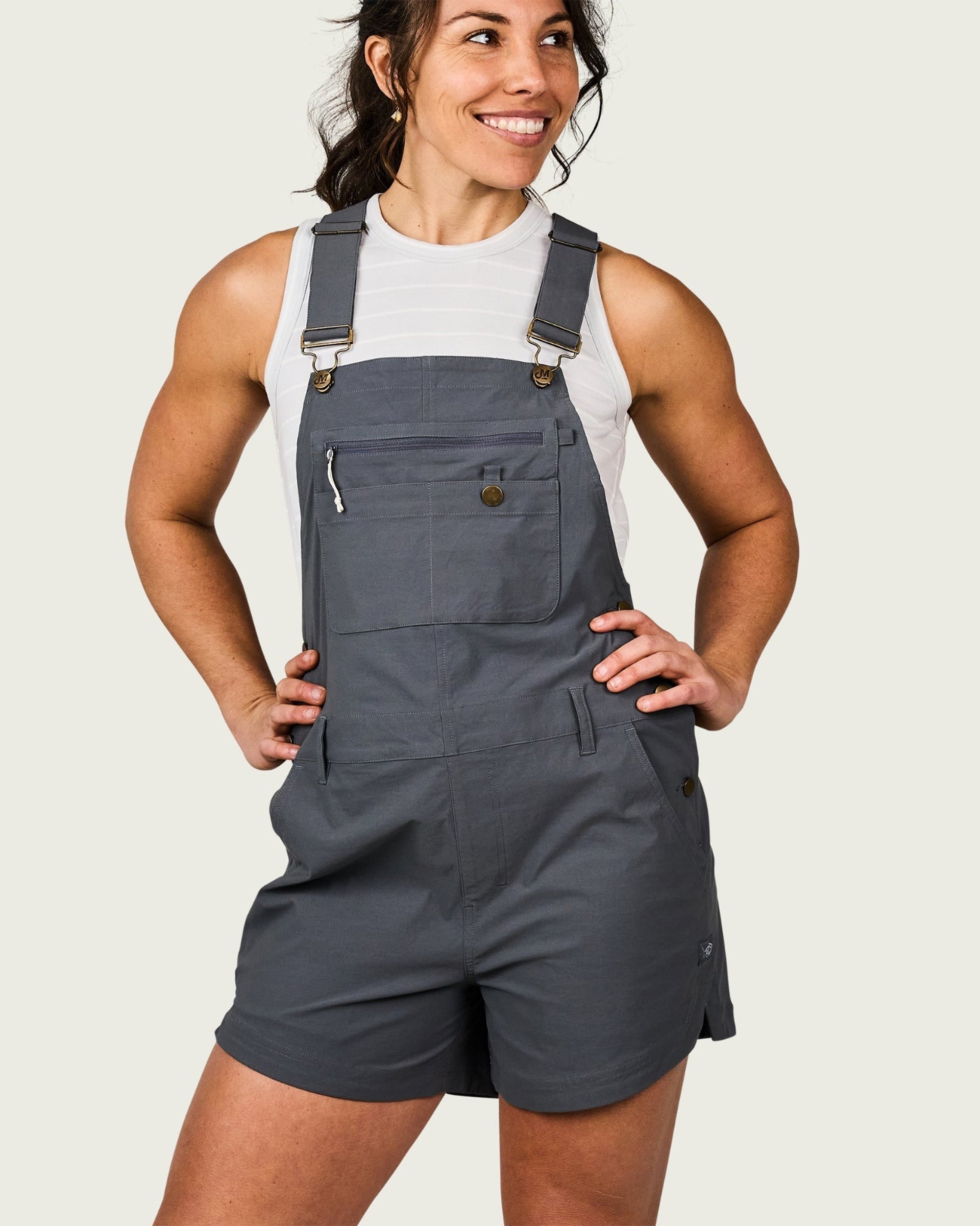 Marsh Wear Women's Escape Shortalls - Charcoal