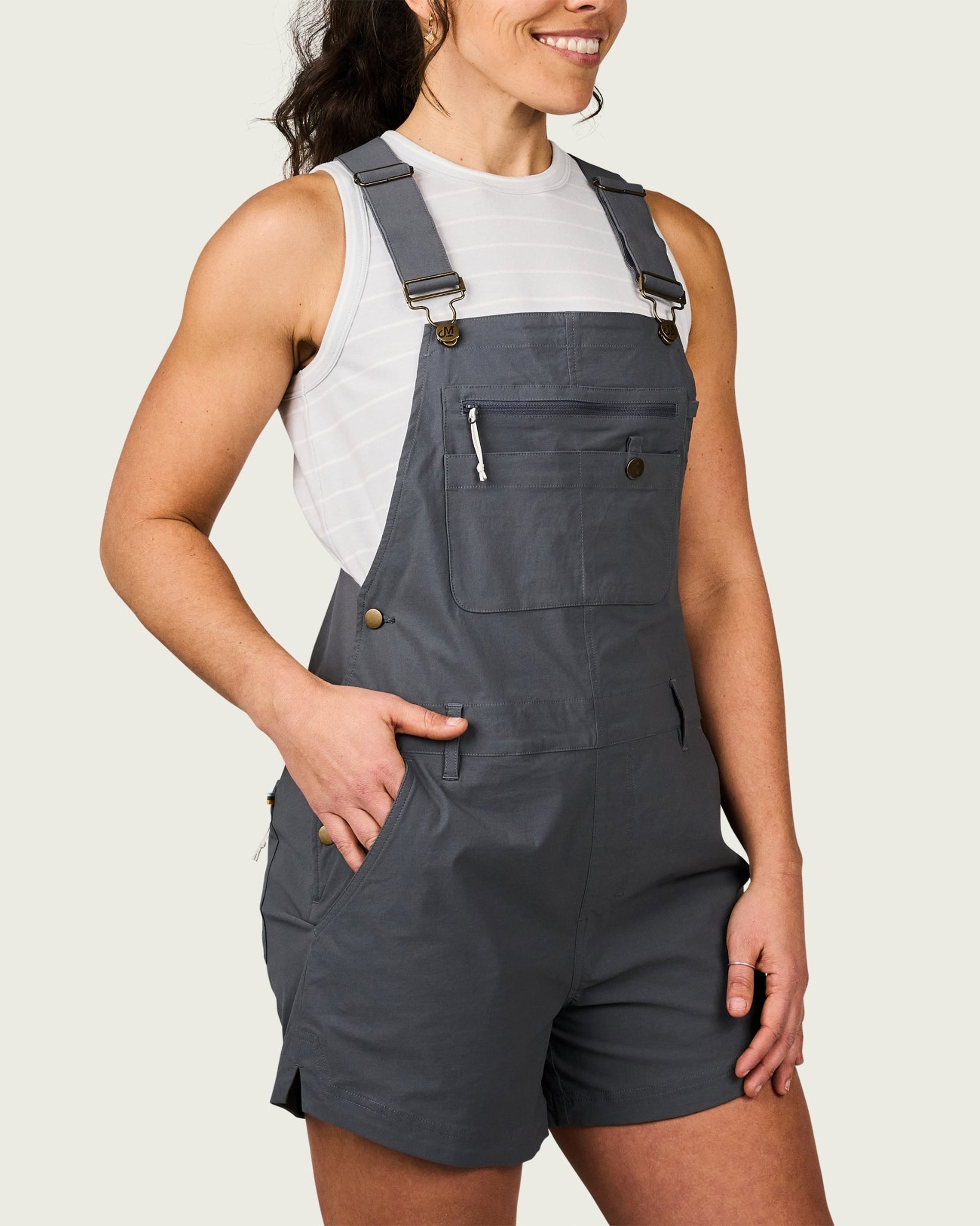 Marsh Wear Women's Escape Shortalls - Charcoal