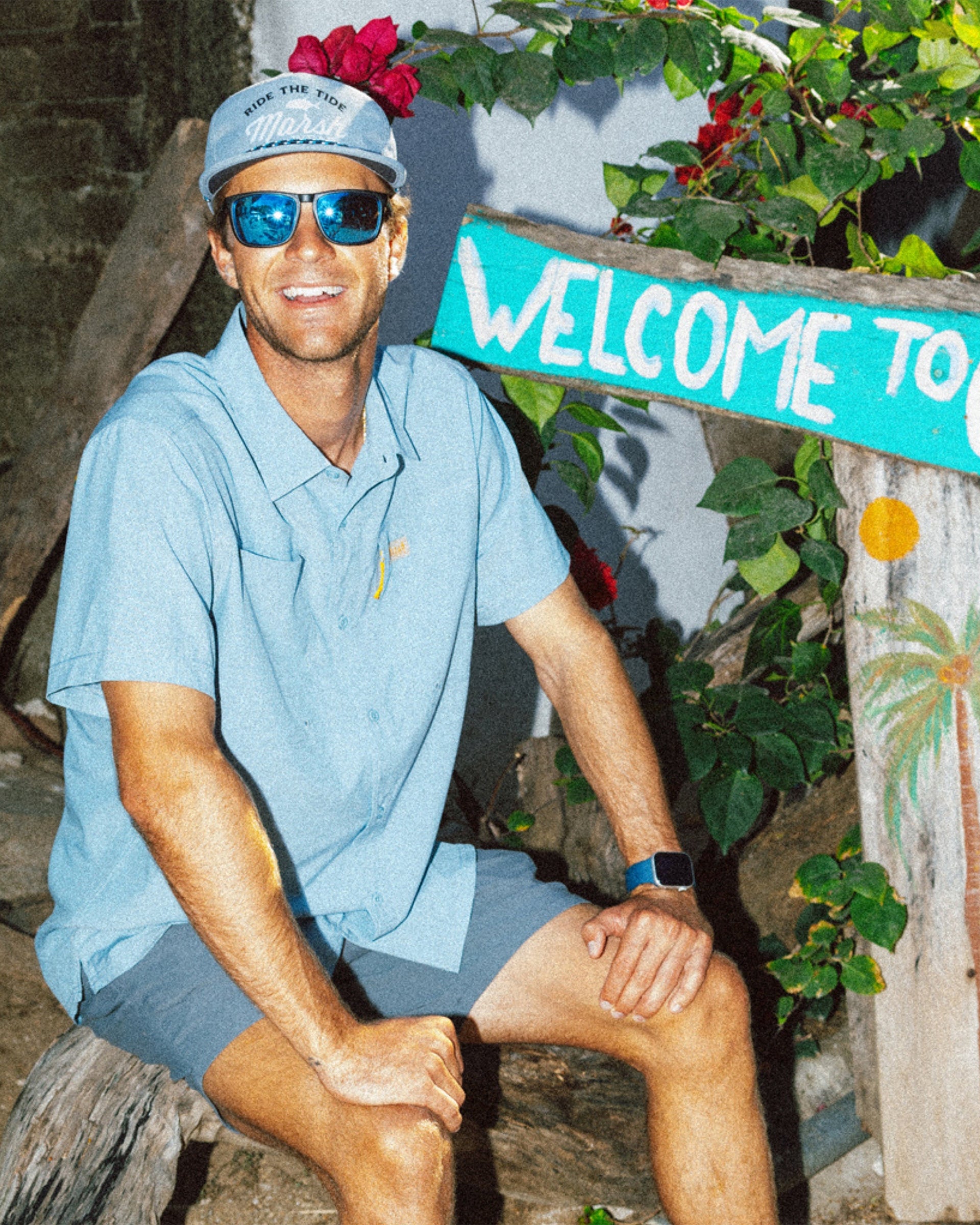 Marsh Wear Lenwood Tech Short Sleeve Shirt - Tourmaline