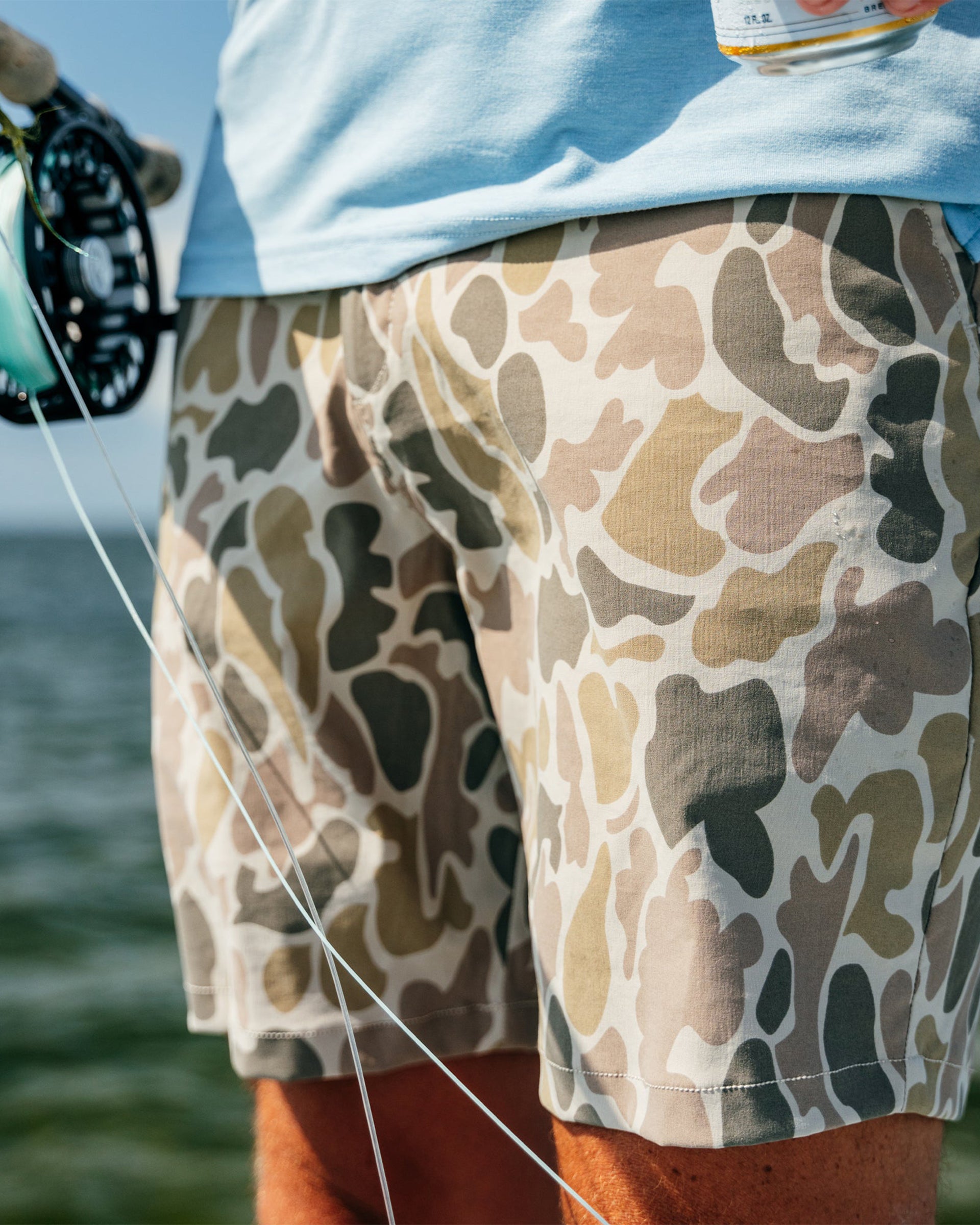 Marsh Wear Prime Hagood Shorts - Khaki Mallard Camo