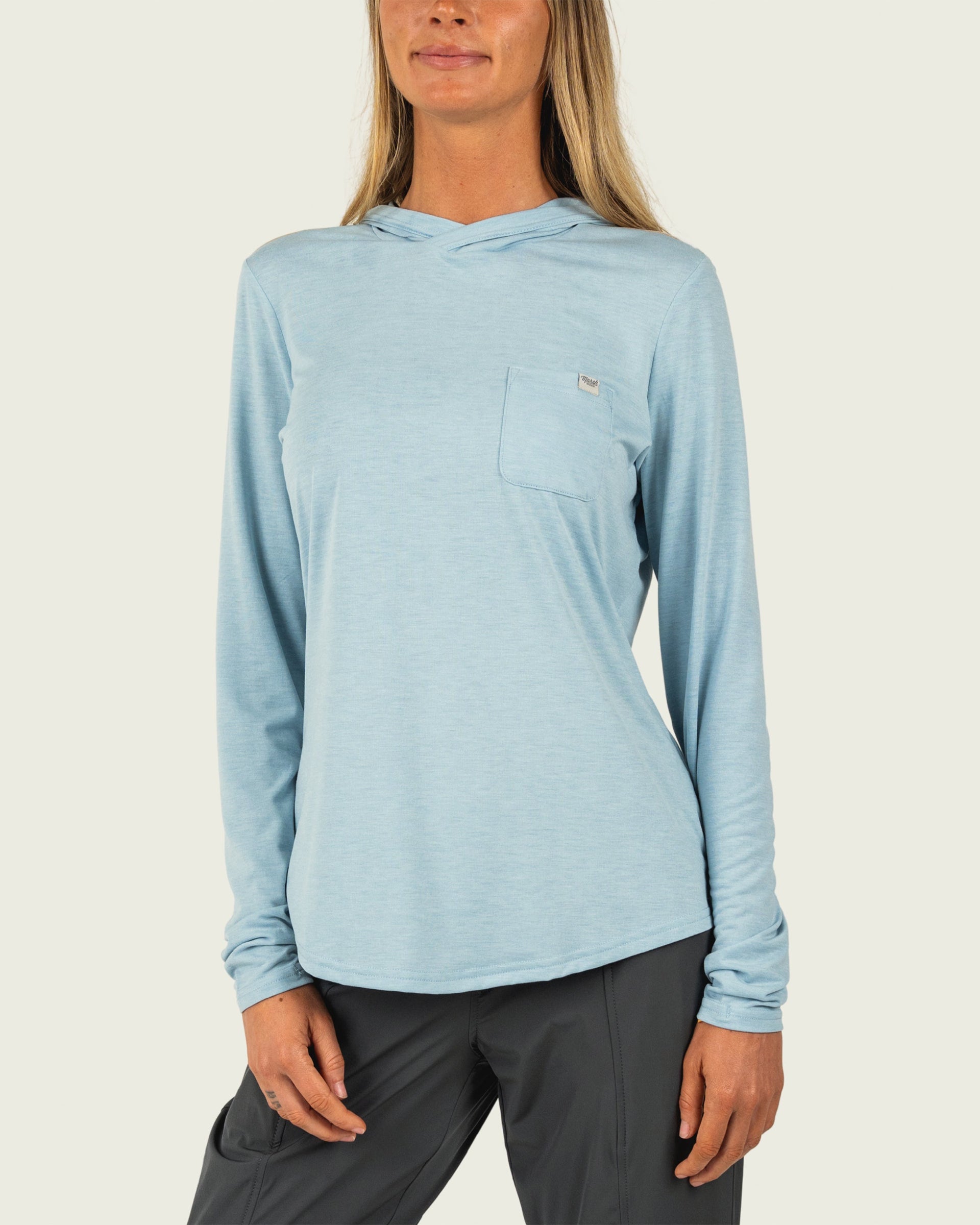 Marsh Wear Women's Buxton Tech Hoodie - Cloud Heather