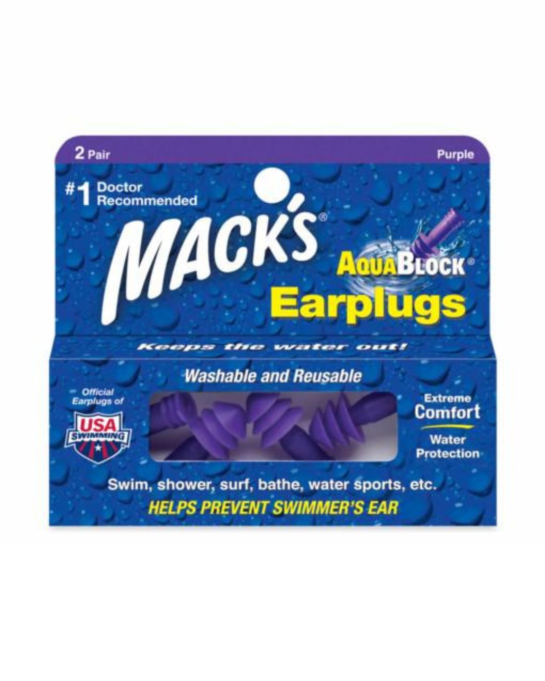 Mack's Aqua Block® Ear Plugs - Novatradesstore