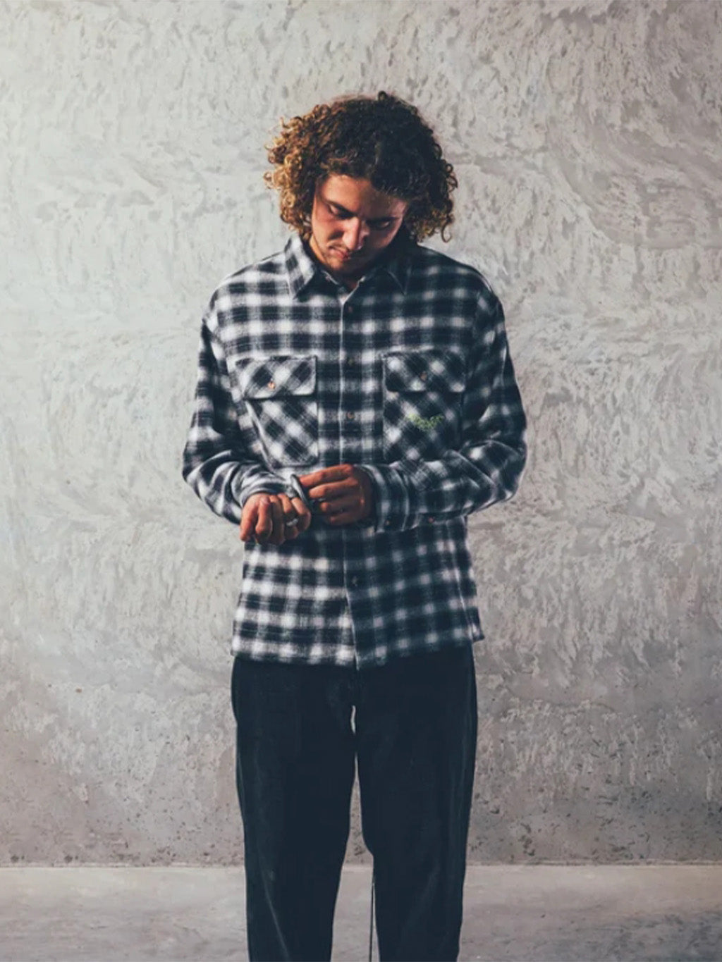 Former Men's Manners Plaid Long Sleeve T-Shirt