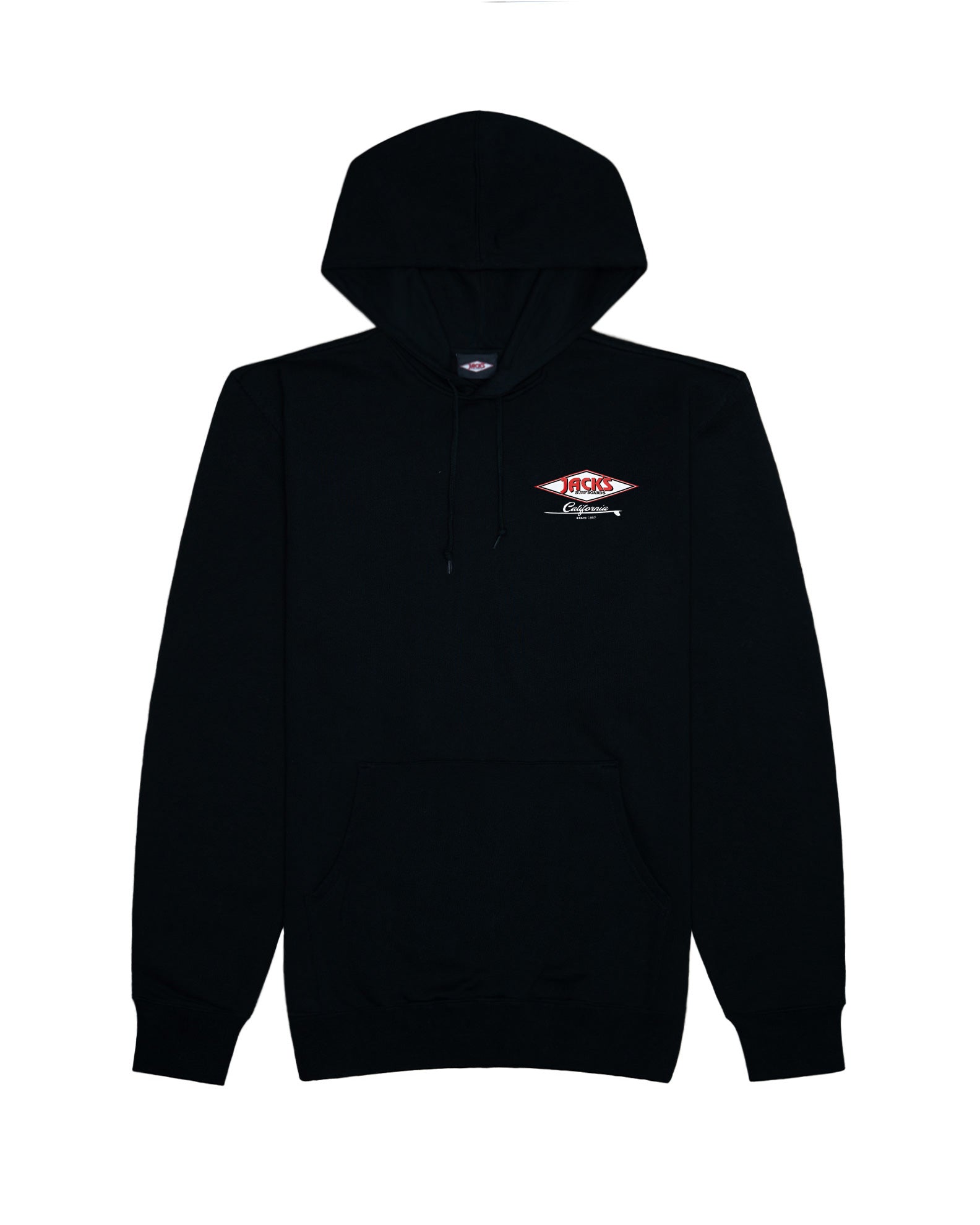 Cal Diamond Classic Pullover Hoodie - Black