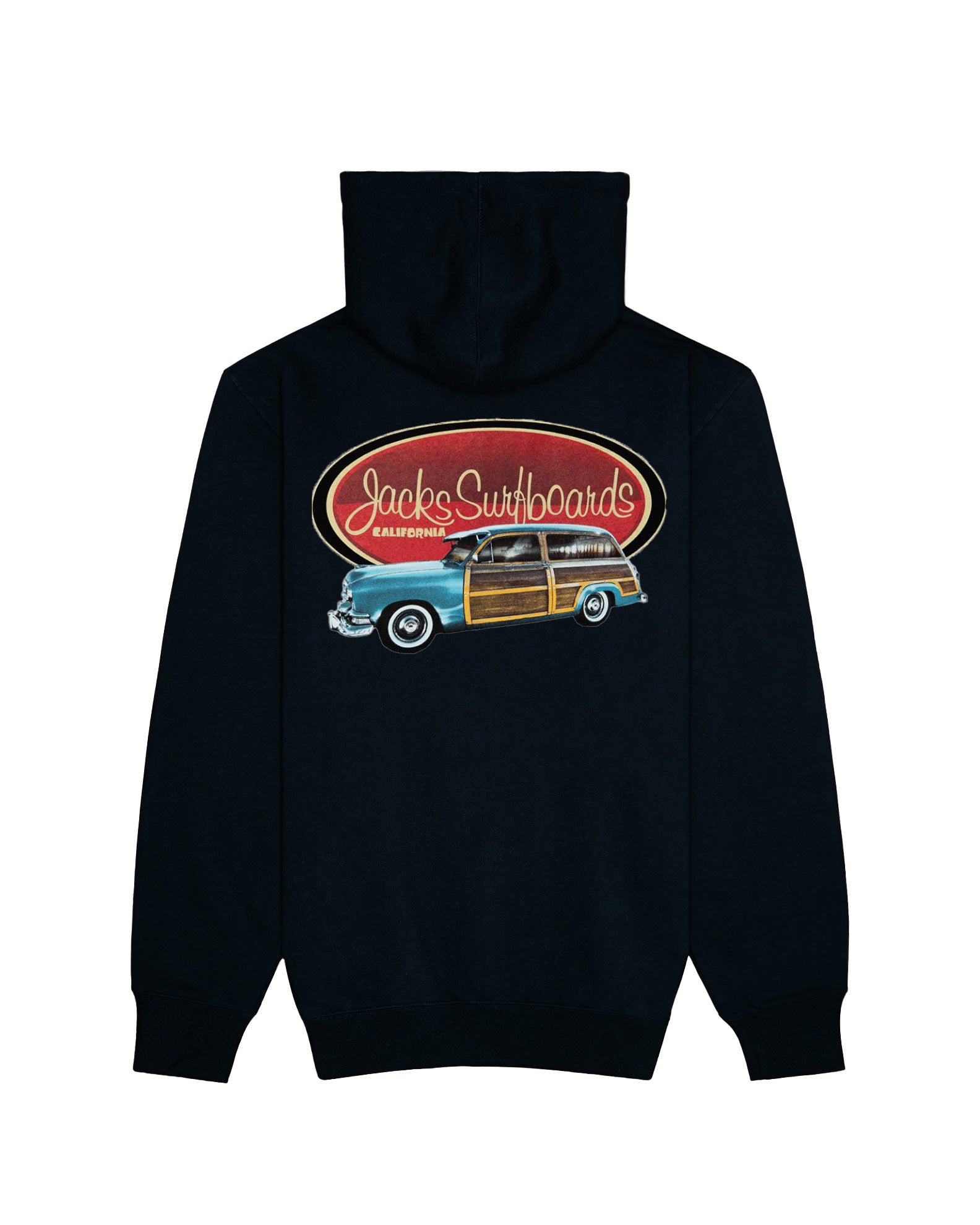 Country Squire Classic Pullover Hoodie - Black