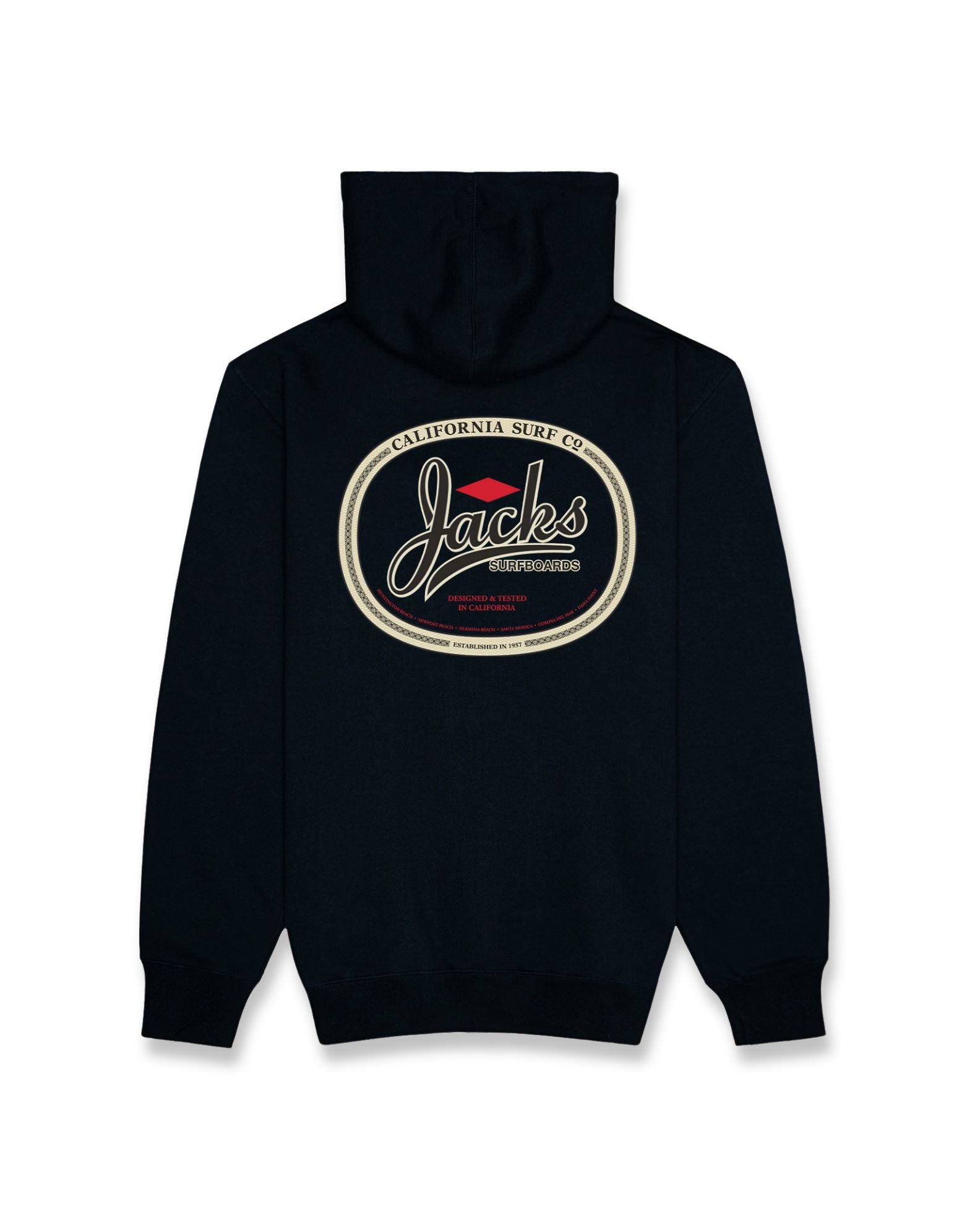 Trenton Classic Pullover Hoodie - Black