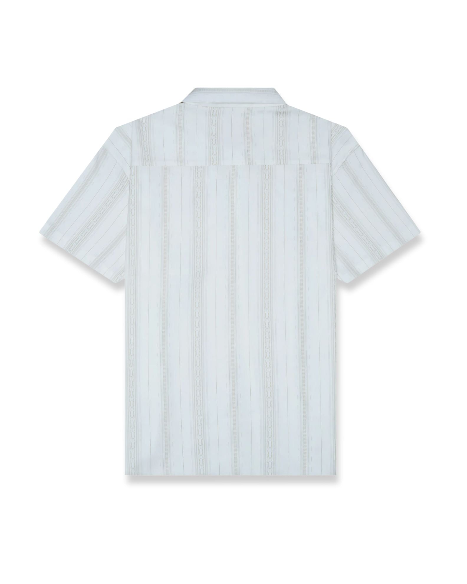 Ashcroft S/S Woven Shirt - Natural