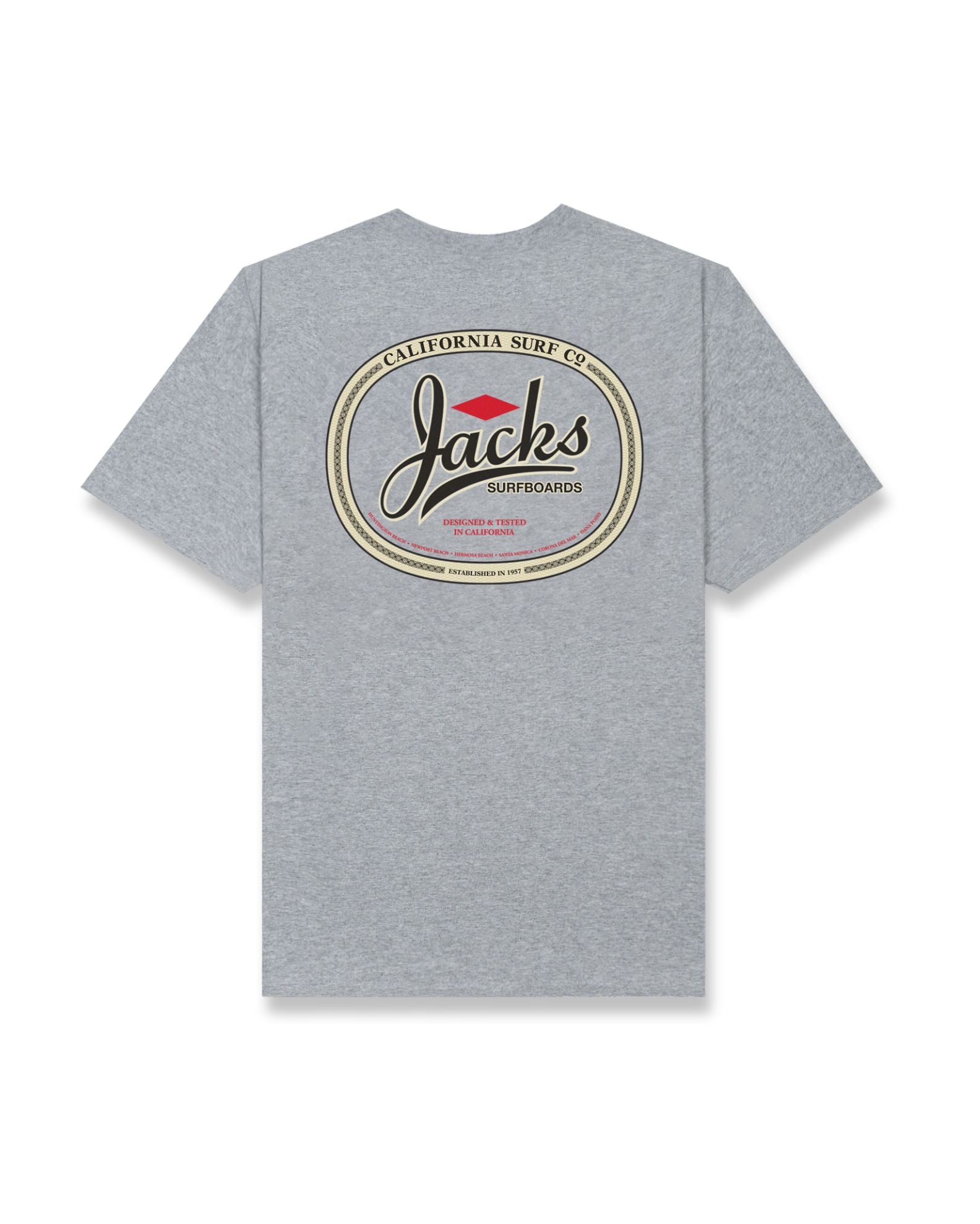 Trenton CF (Classic Fit) S/S Tee - Heather Grey
