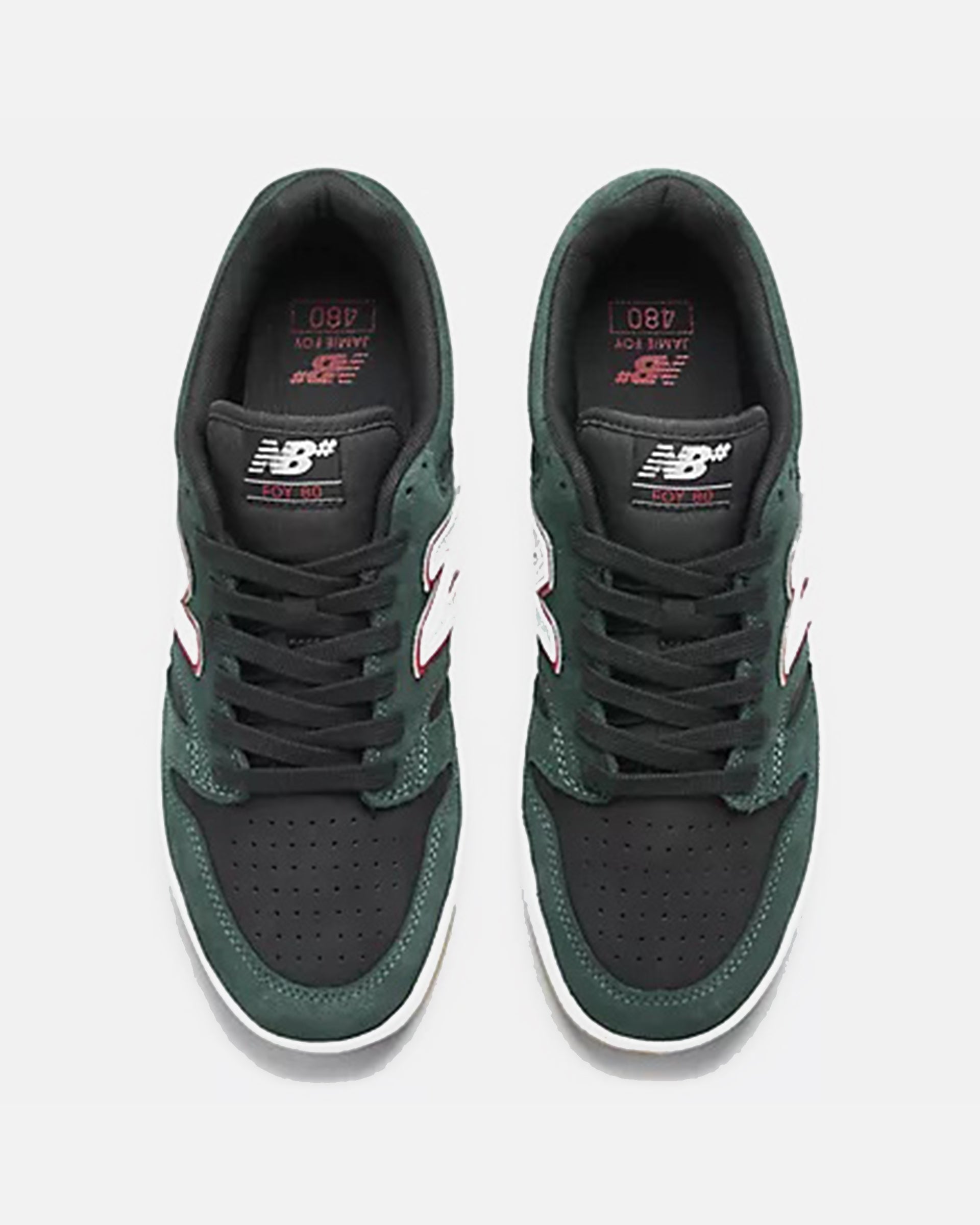 New Balance Jamie Foy x NB Numeric 480 Shoes - Forest Green/Black