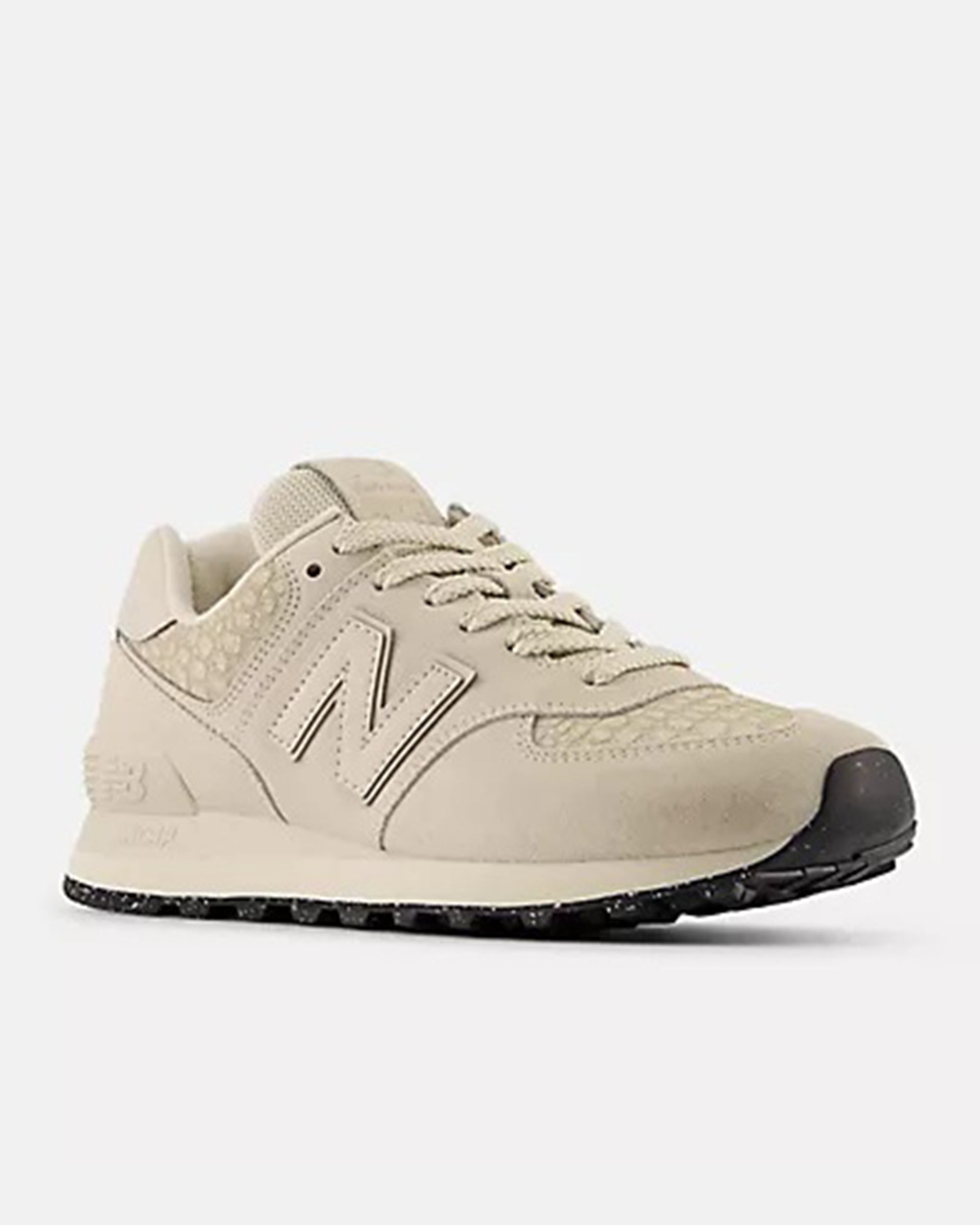 Women's 574 Shoe - White with Bone