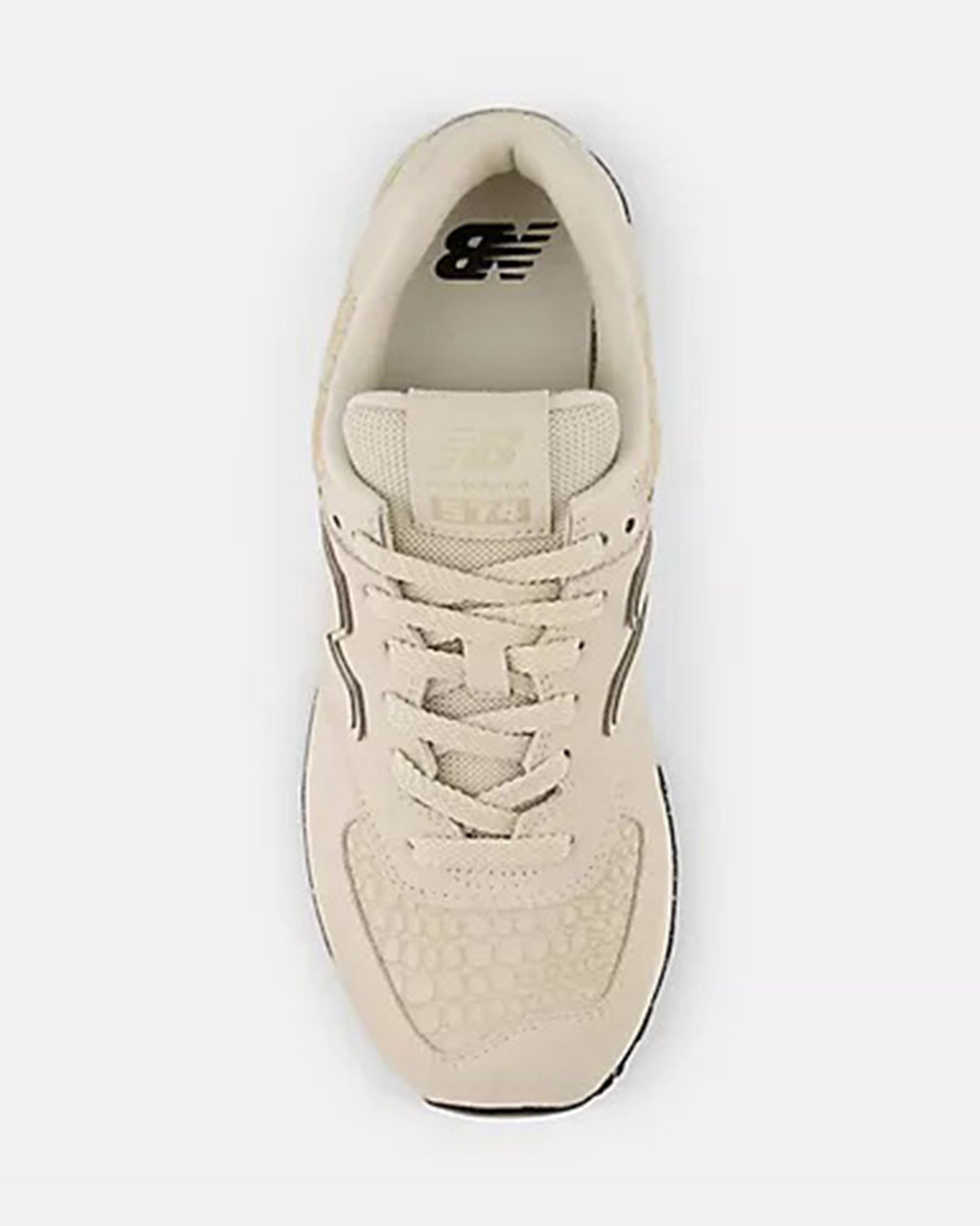 Women's 574 Shoe - White with Bone