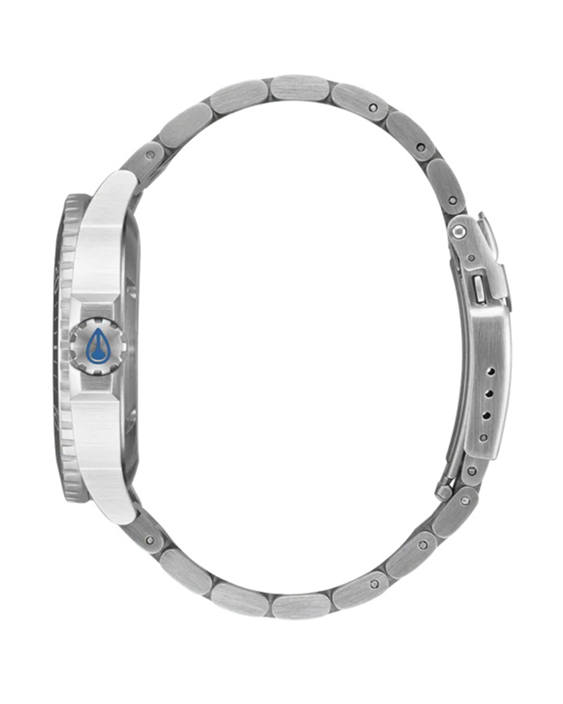 Nixon Stinger 44 Watch - Silver/Blue/Black