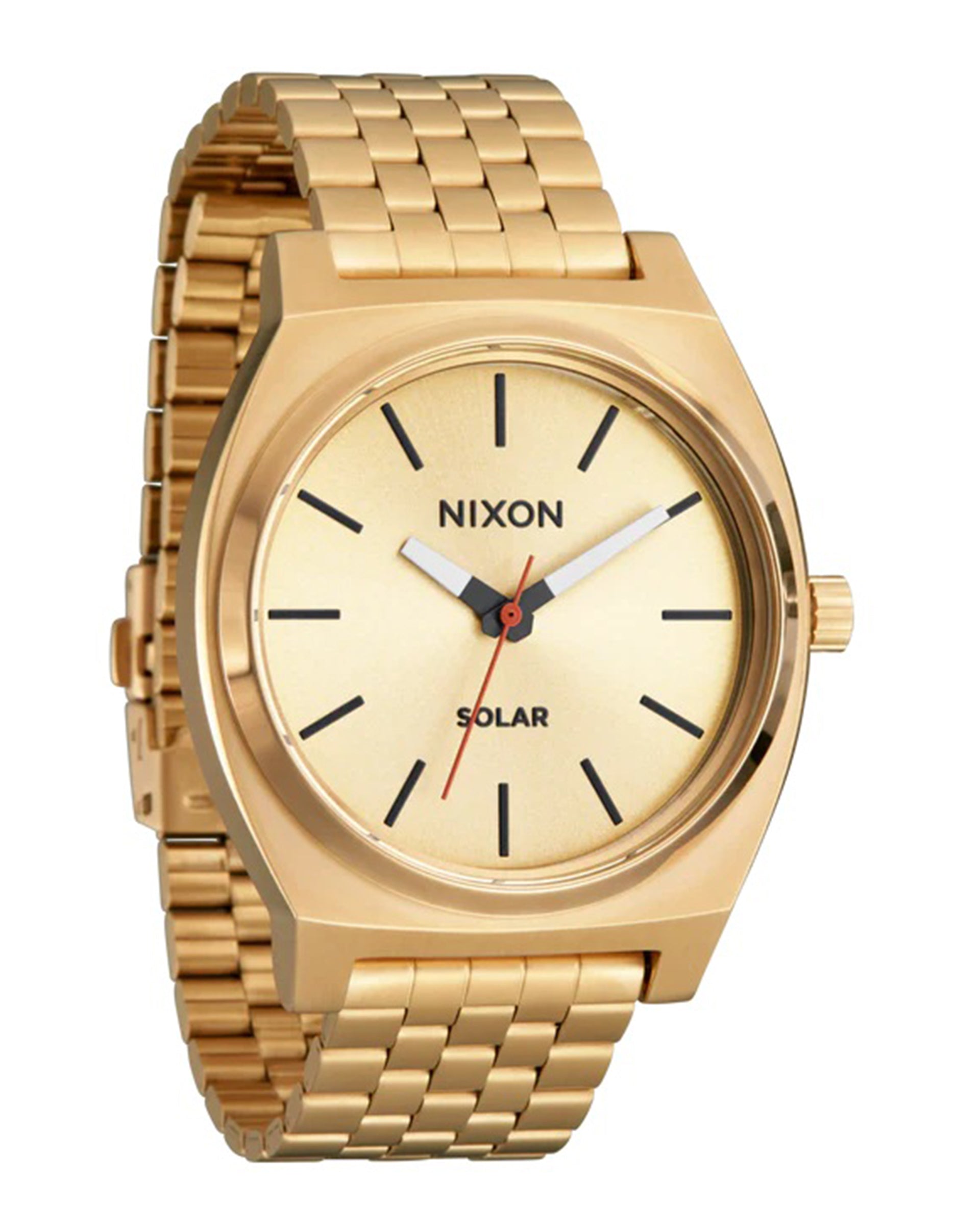 Nixon Time Teller Solar Watch - All Gold/Black