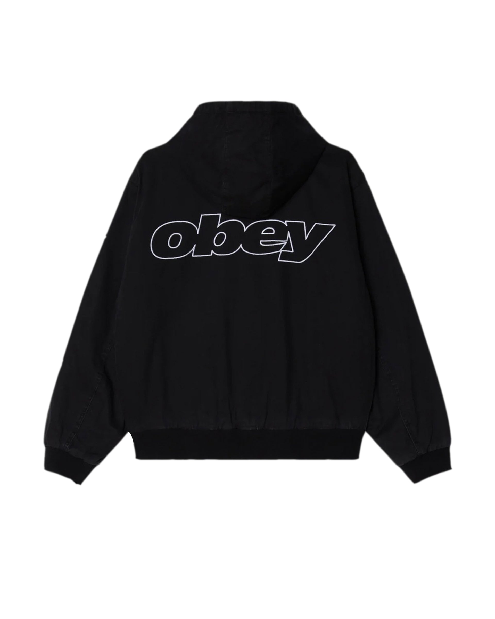 Obey Randy Zip-Up Hoodie - Black