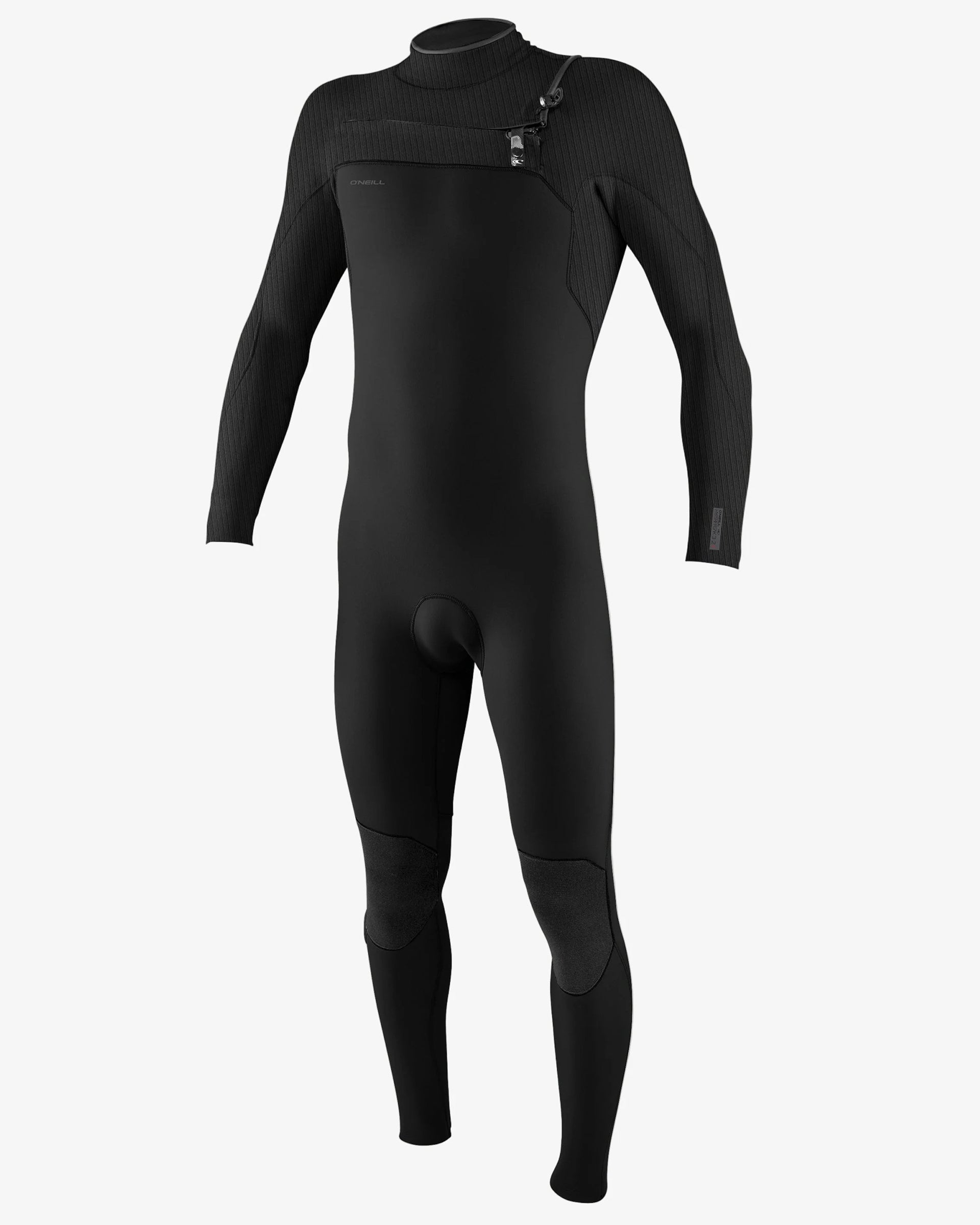 O'Neill Men's Hyperfreak 3/2+mm Chest Zip Fullsuit - Black/Black