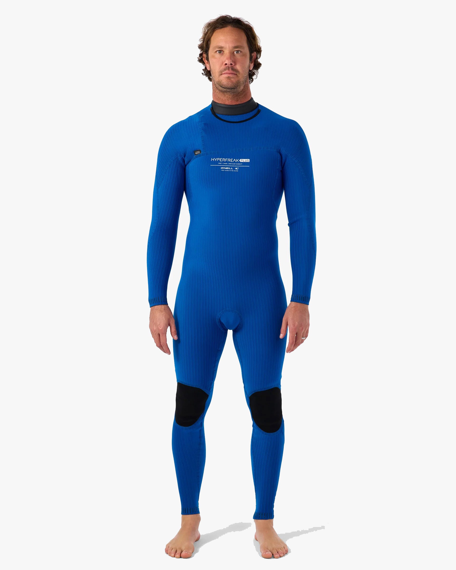 O'Neill Men's Hyperfreak 3/2+mm Chest Zip Fullsuit - Black/Black