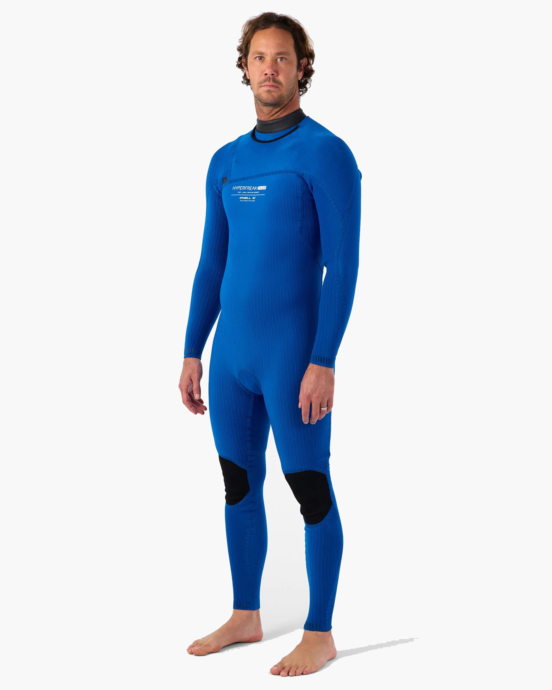 O'Neill Men's Hyperfreak 3/2+mm Chest Zip Fullsuit - Black/Black