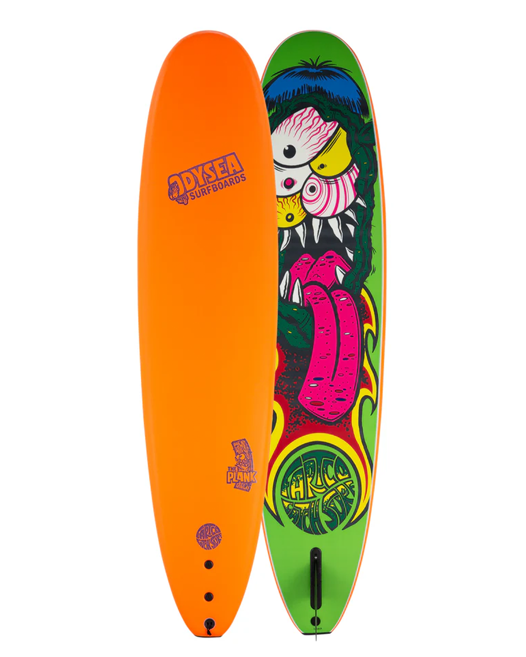 Catch Surf 8'0 Plank // Single Fin x Fartco Soft Top Surfboard