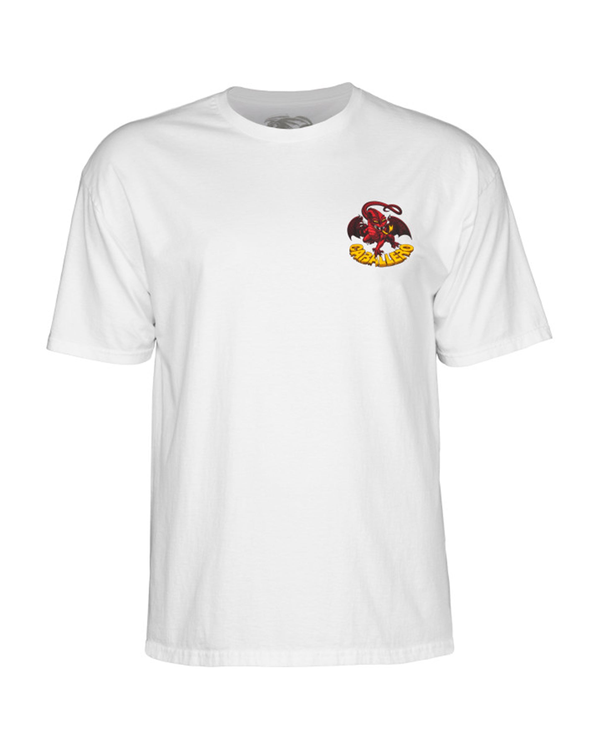 Powell Peralta Steve Caballero Dragon II Short Sleeve T-Shirt - White