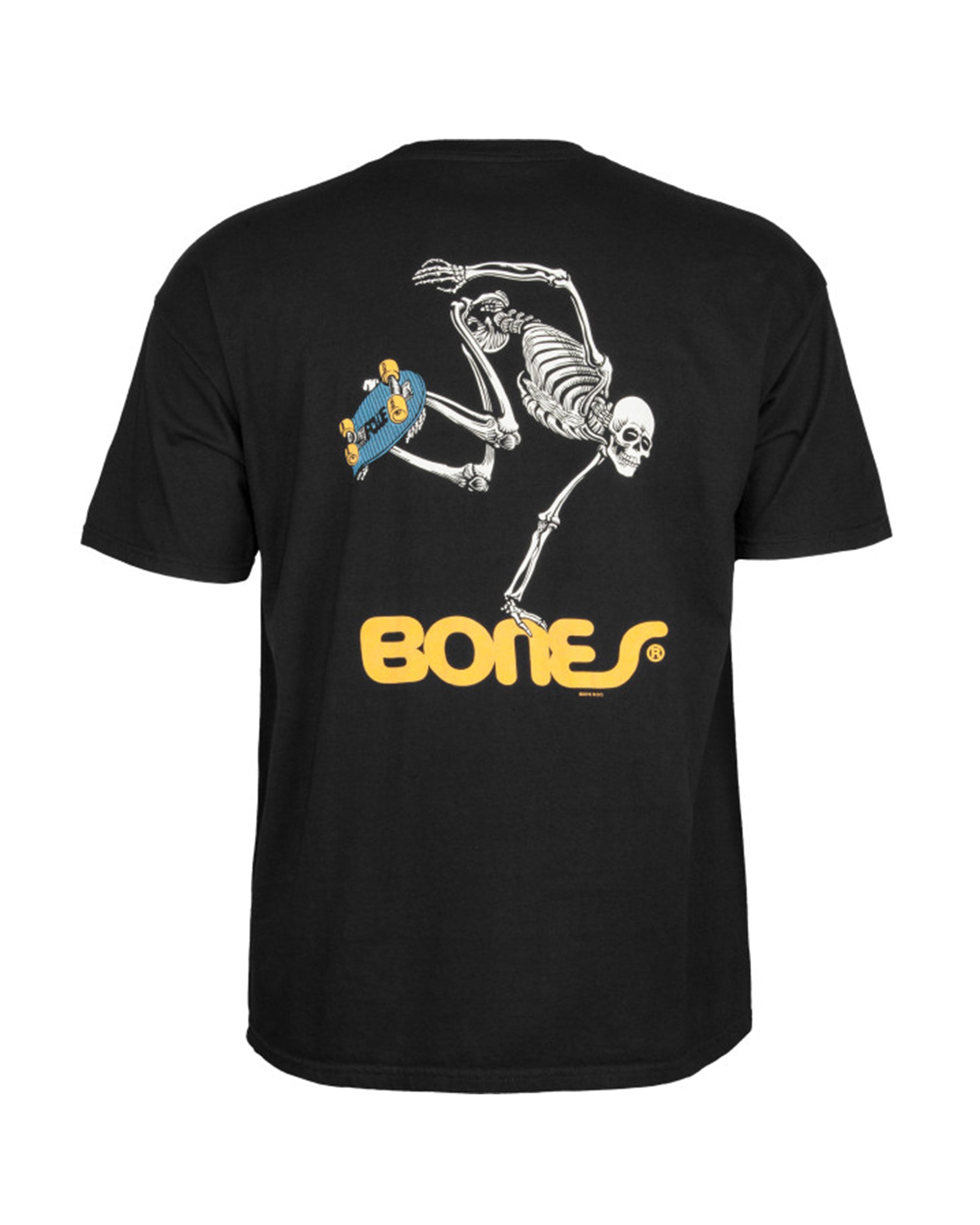 Powell Peralta Skateboarding Skeleton Short Sleeve T-Shirt - Black