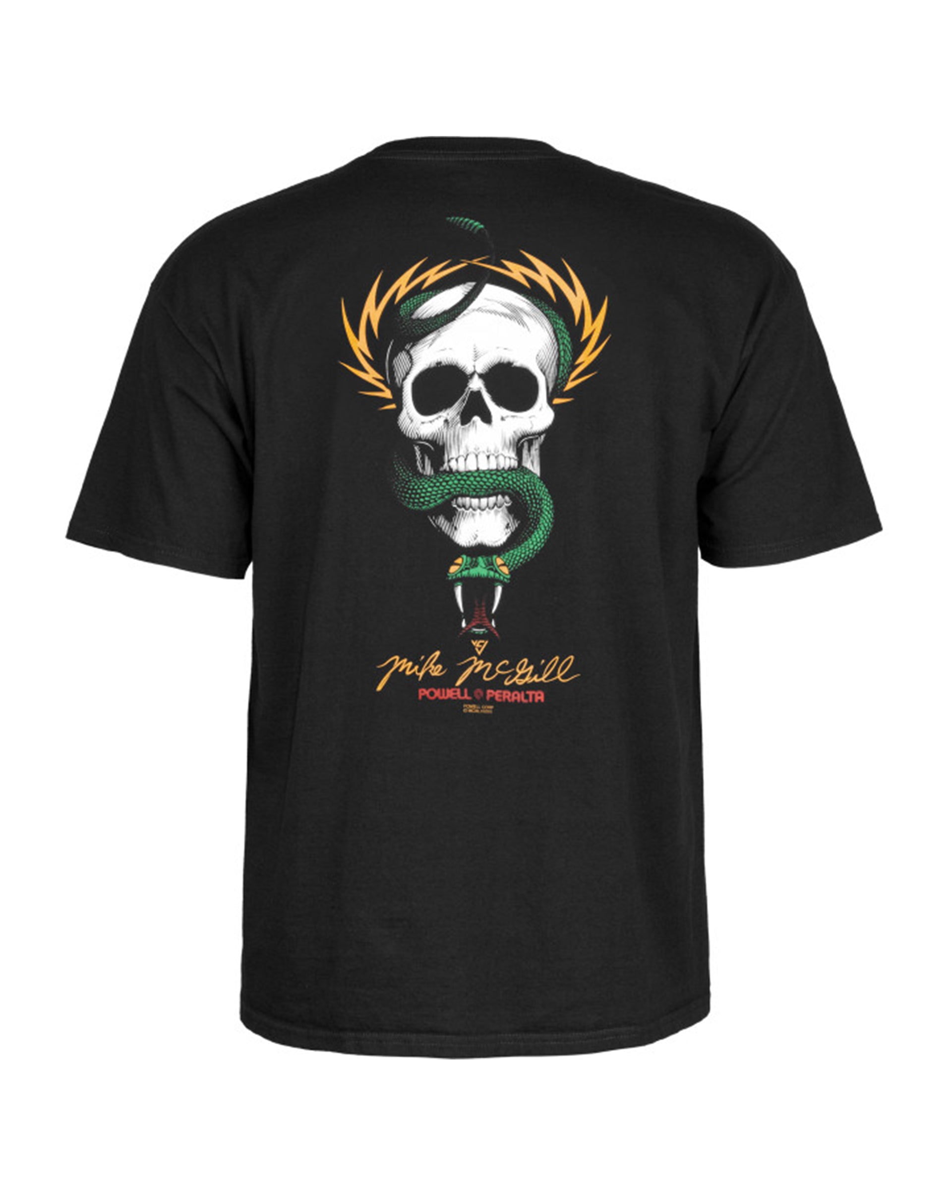 Powell Peralta Mike McGill Skull &amp; Snake S/S Tee - Black