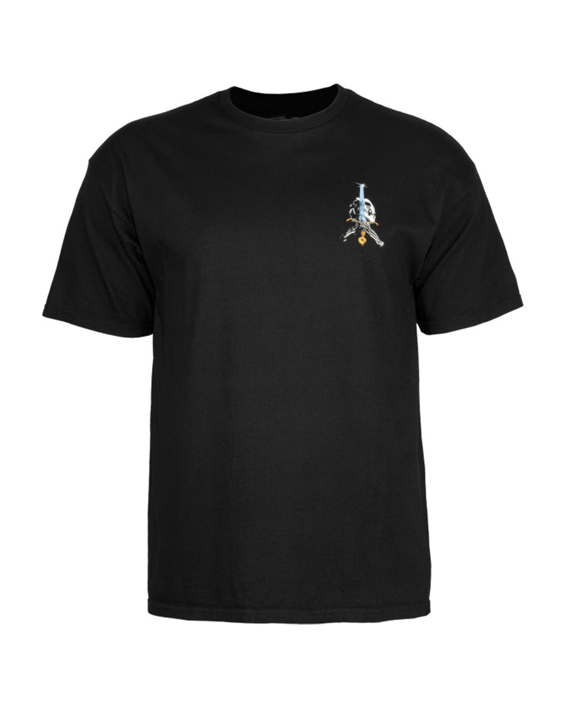 Powell Peralta Skull &amp; Sword Short Sleeve T-Shirt - Black