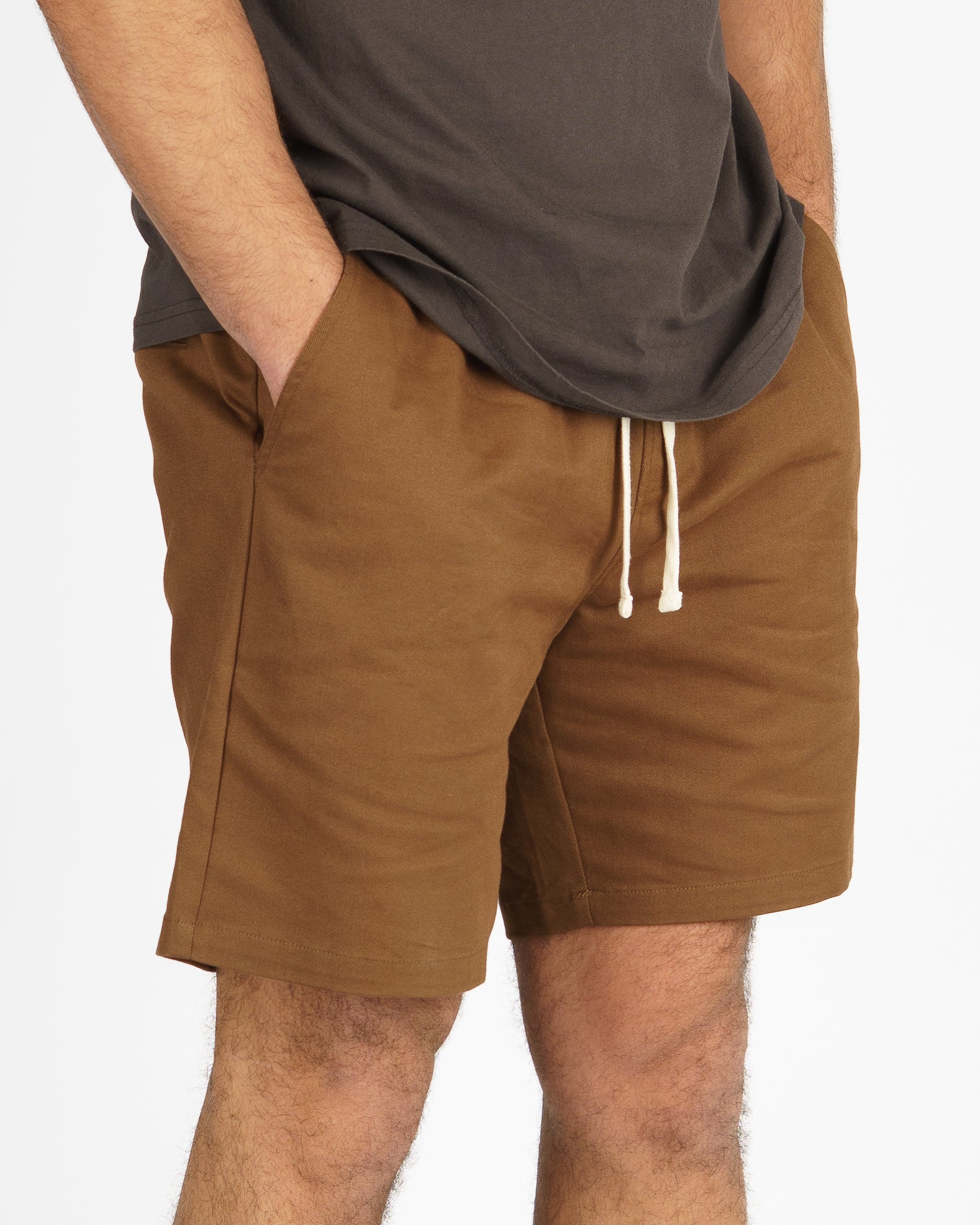 Perry 18.5" Twill Volley Short - Brown