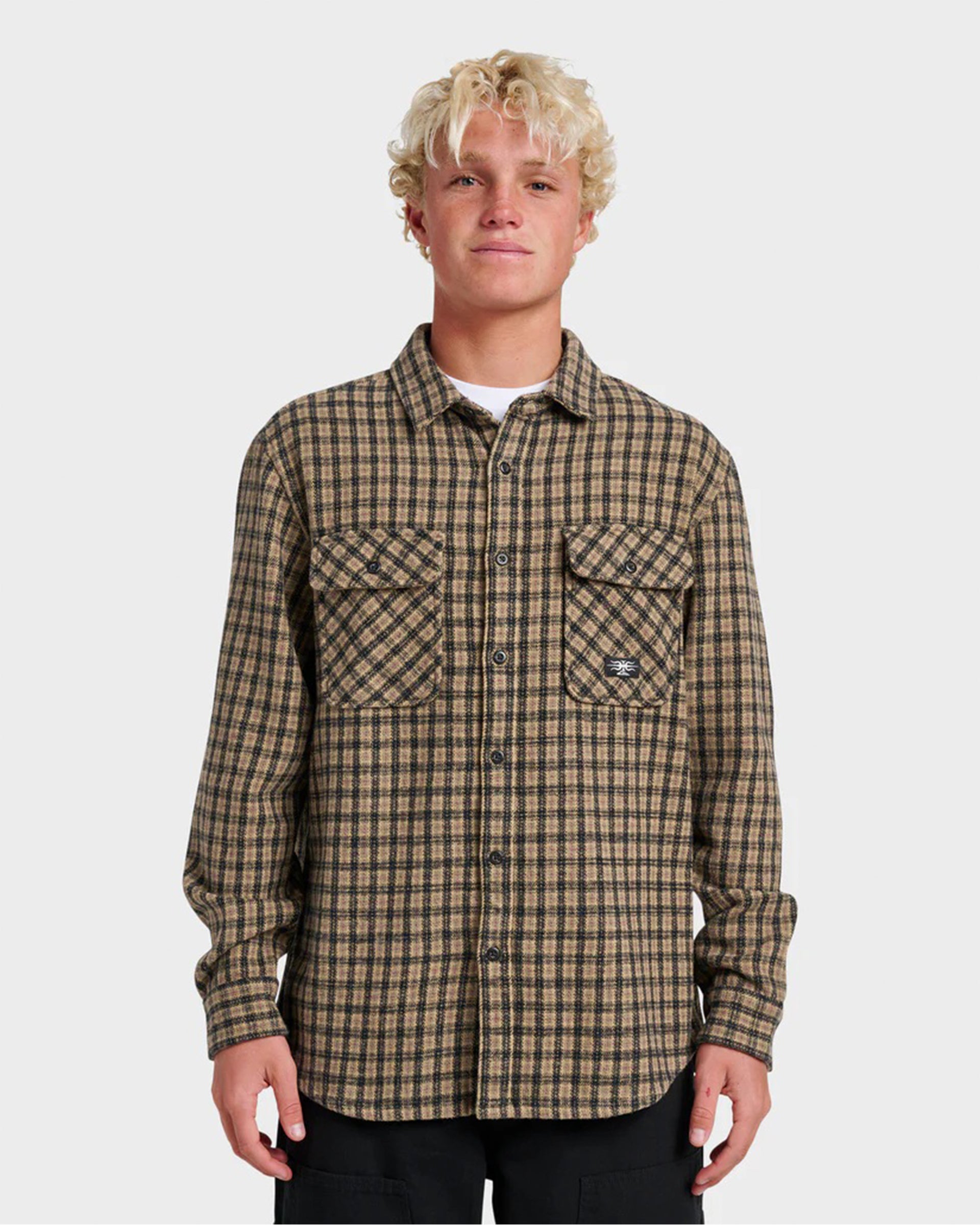 Quiksilver Mercury Sandstrokes Short Sleeve Shirt - Elmwood