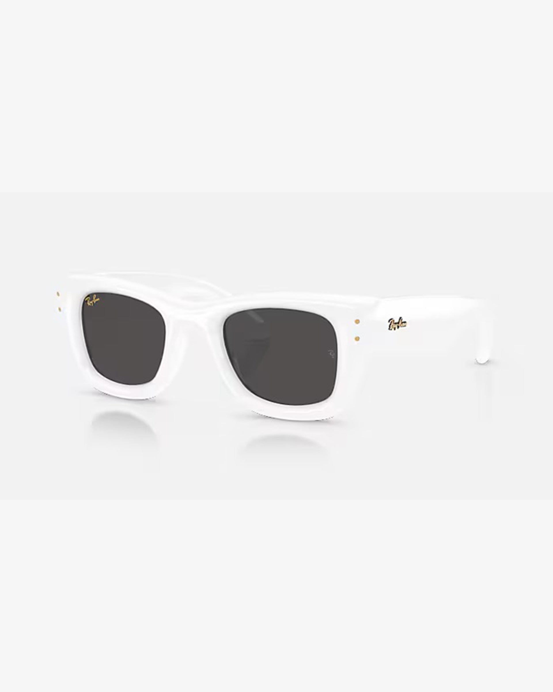 Ray-Ban Wayfarer Puffer Sunglasses - Polished White/Ultra Black