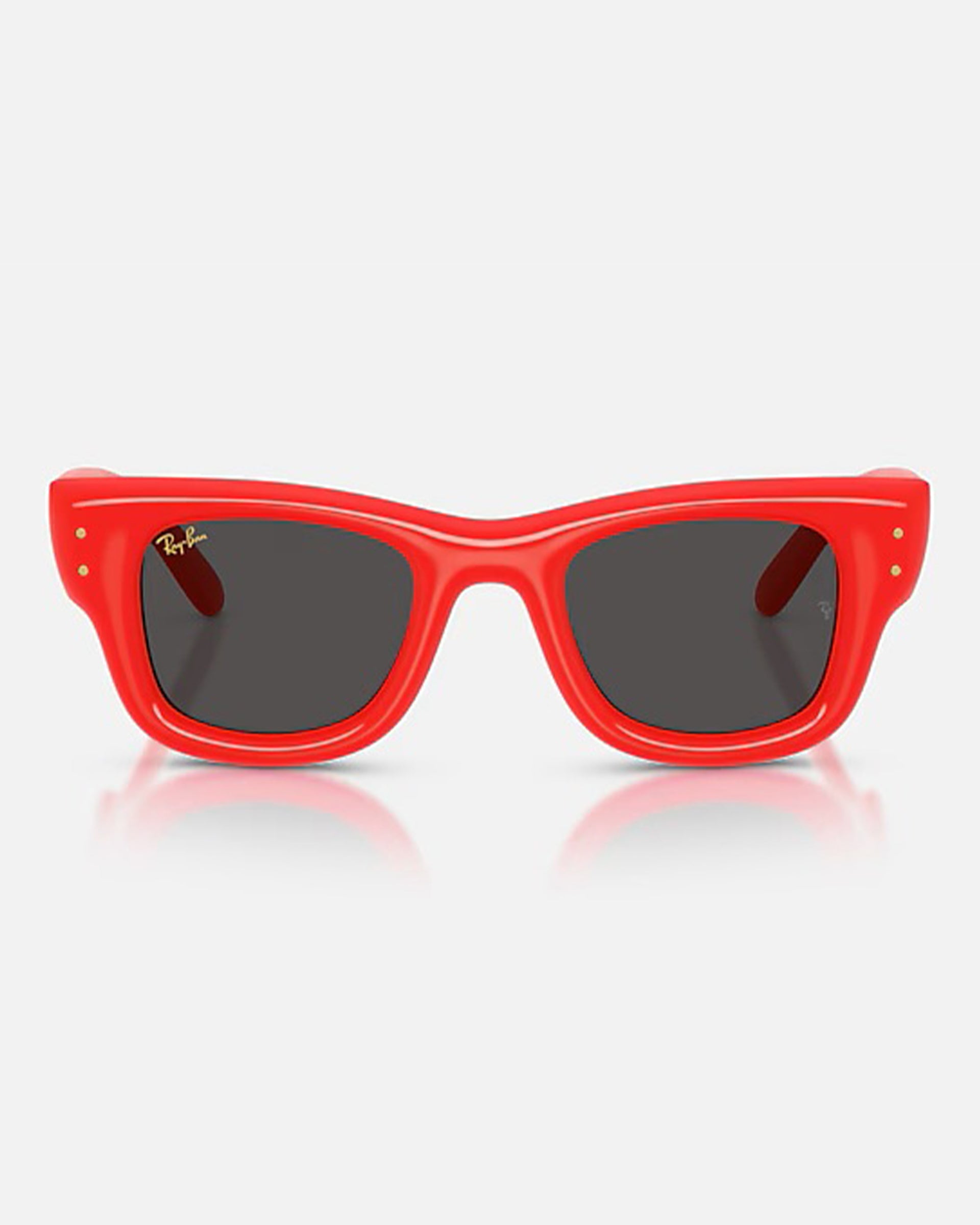 Ray-Ban Wayfarer Puffer Sunglasses - Polished Red/Ultra Black