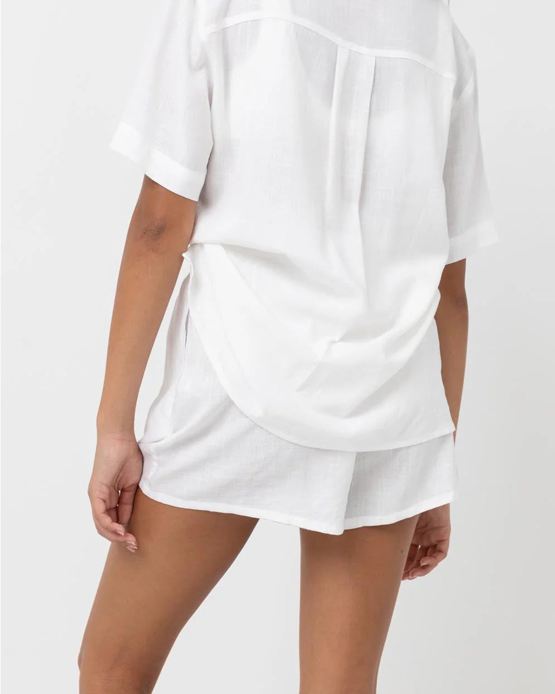 Rhythm Women's Classic Beach Short - White