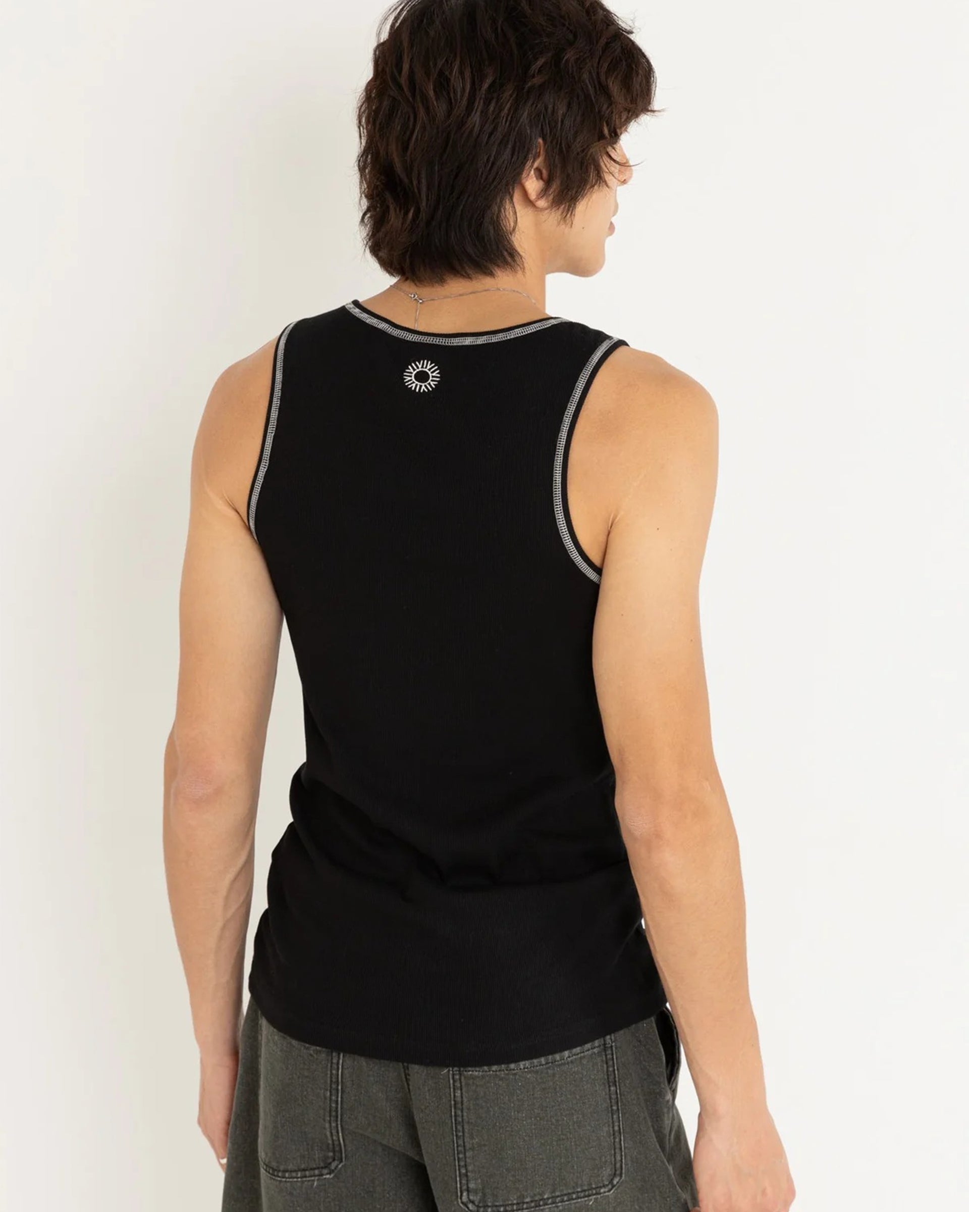 Rhythm Kickback Singlet - Black