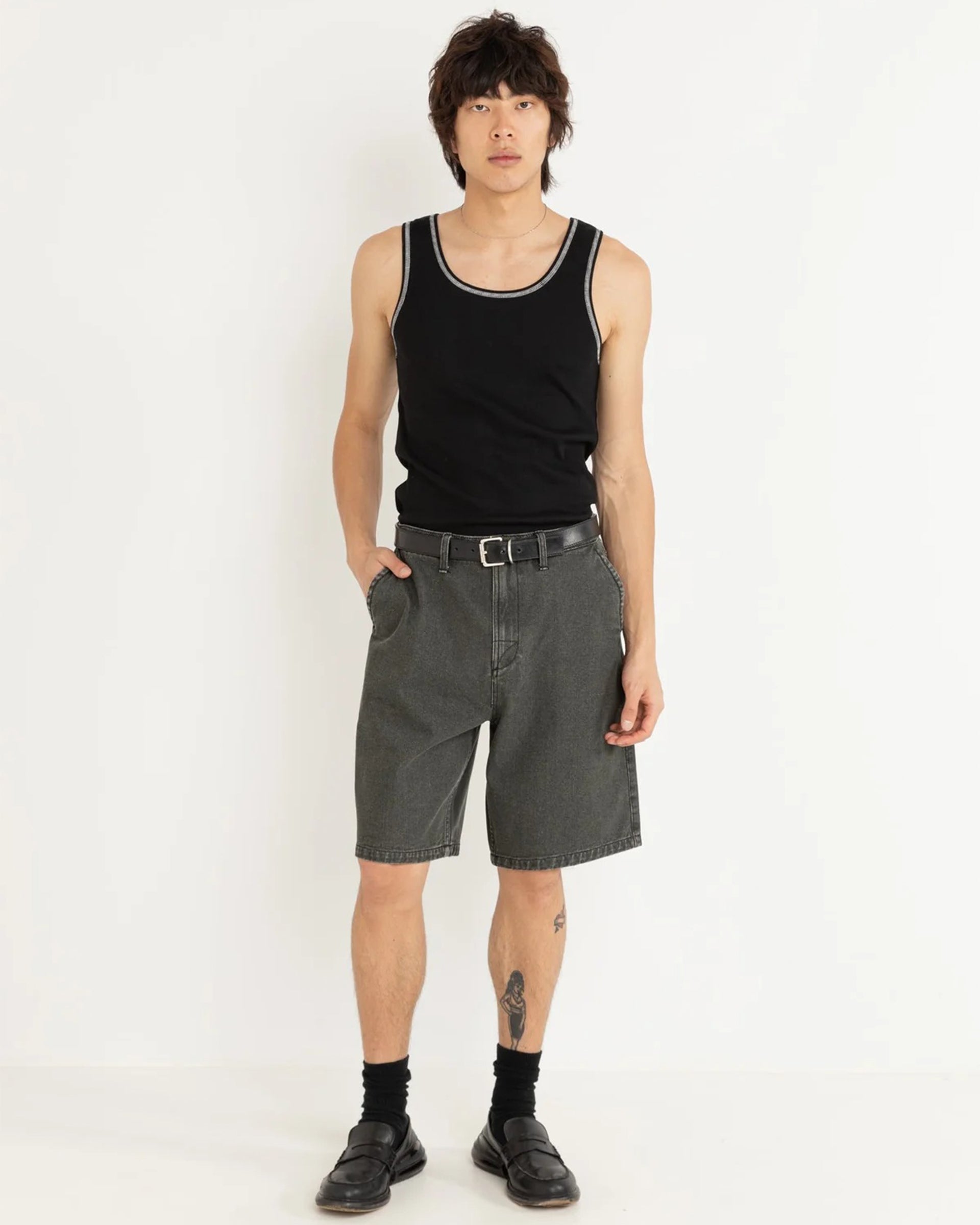 Rhythm Kickback Singlet - Black